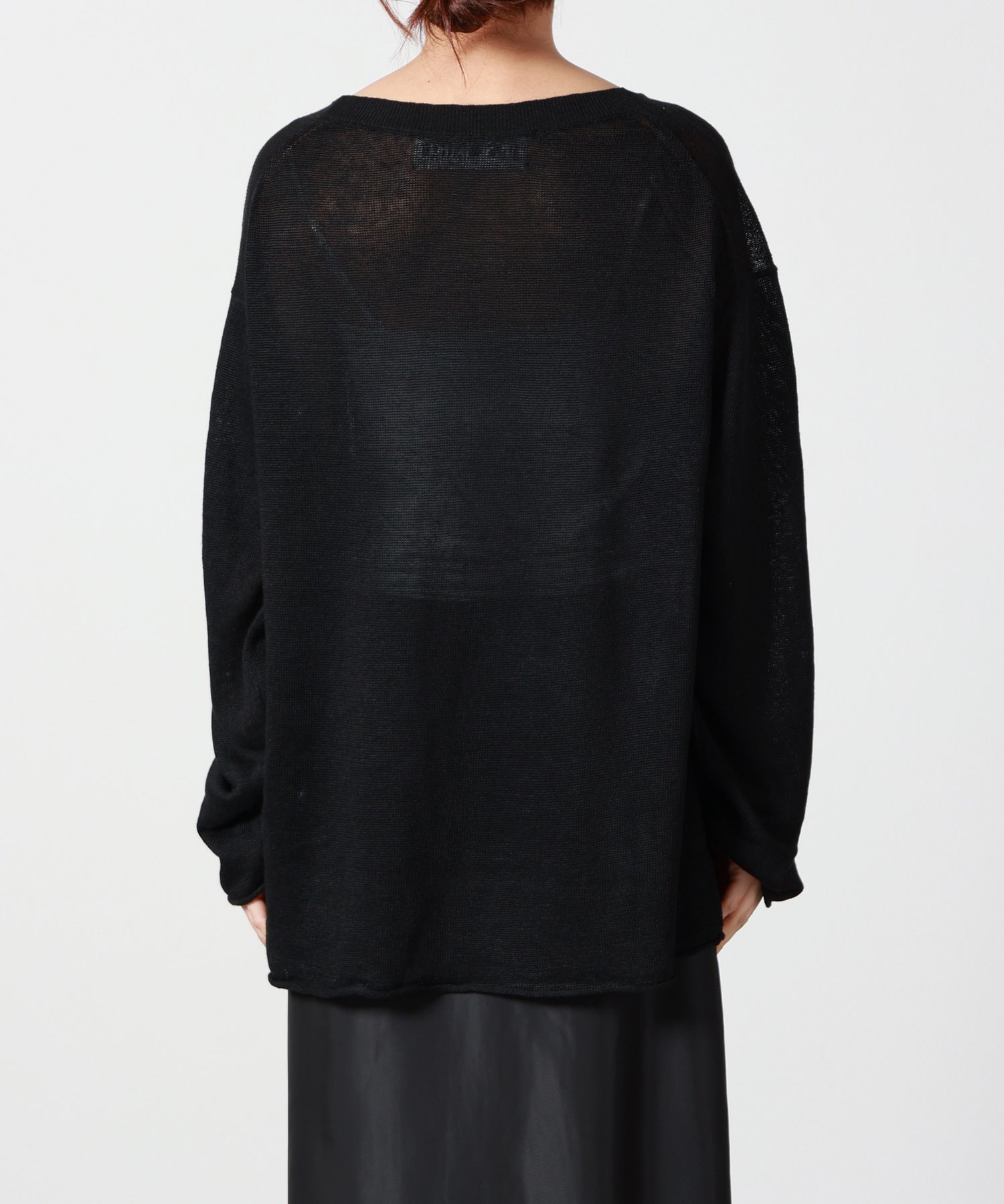 INSCRIRE(アンスクリア)】 COTTON OVER SIZE PULL OVER｜PARIGOT