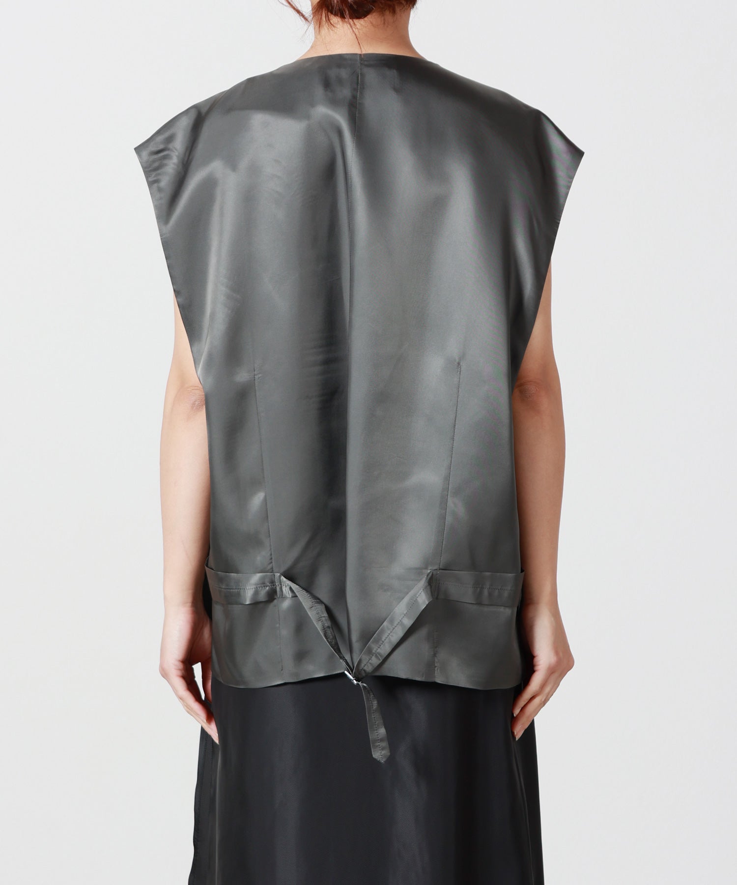 INSCRIRE アンスクリア   flower jacquard gilet INSCRIRE(アンスクリア)】 WOOL OVER SIZE GILET｜PARIGOT ONLINE