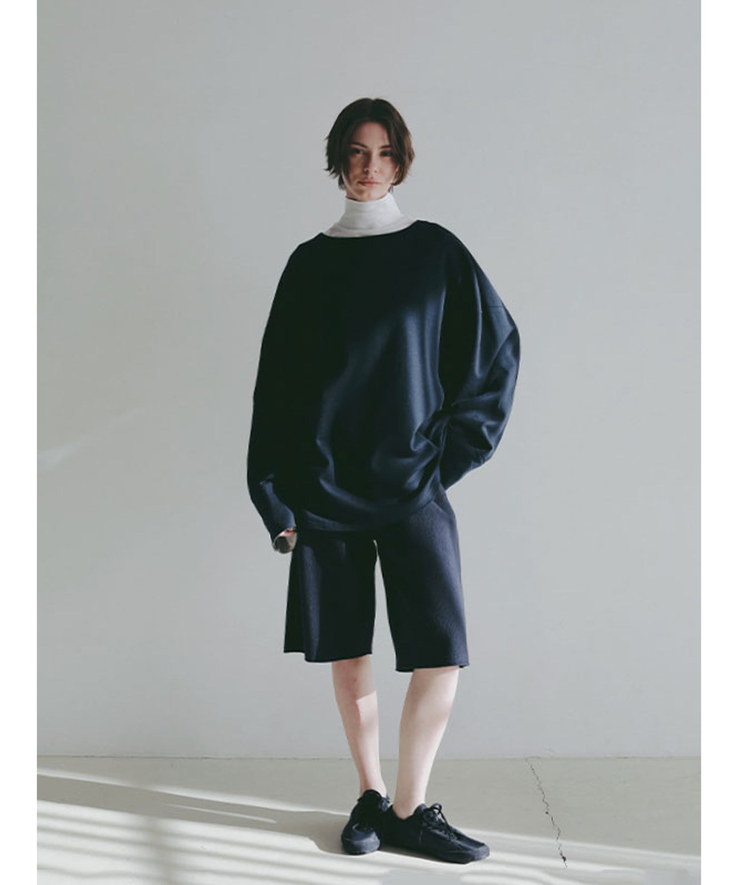 ETRE TOKYO(エトレトウキョウ)】 ボートネックカフスロンTee｜PARIGOT