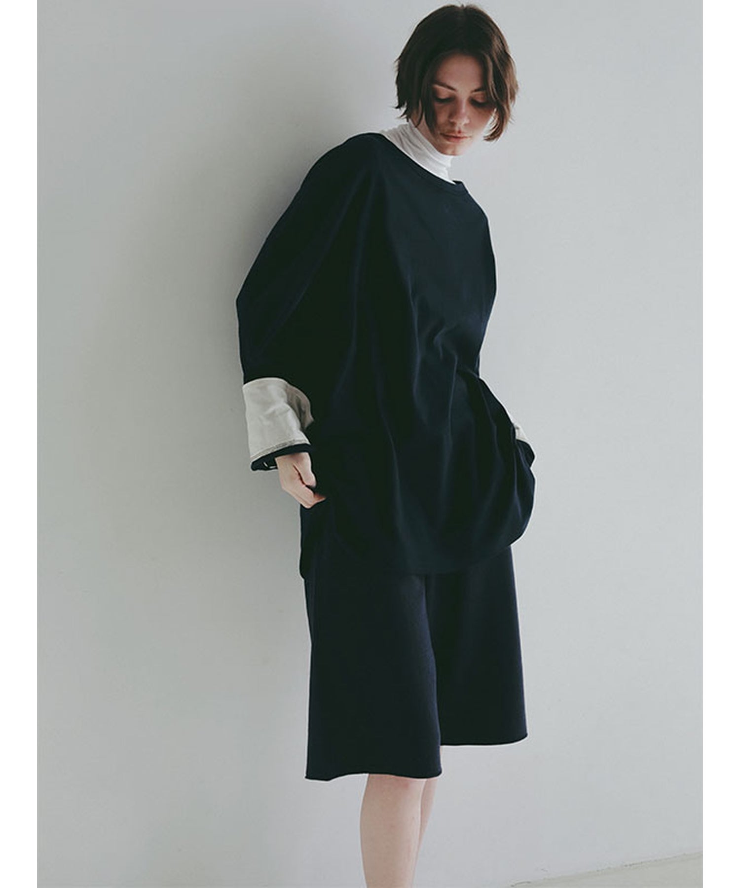 ETRE TOKYO(エトレトウキョウ)】 ボートネックカフスロンTee｜PARIGOT