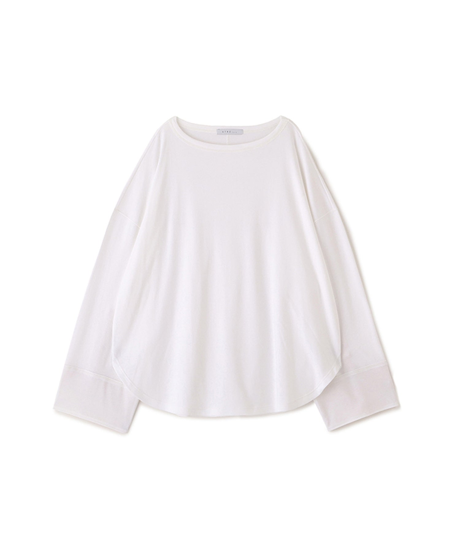 ETRE TOKYO(エトレトウキョウ)】 ボートネックカフスロンTee｜PARIGOT