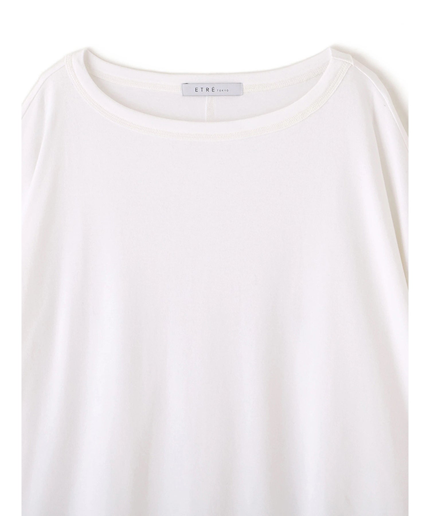 ETRE TOKYO(エトレトウキョウ)】 ボートネックカフスロンTee｜PARIGOT