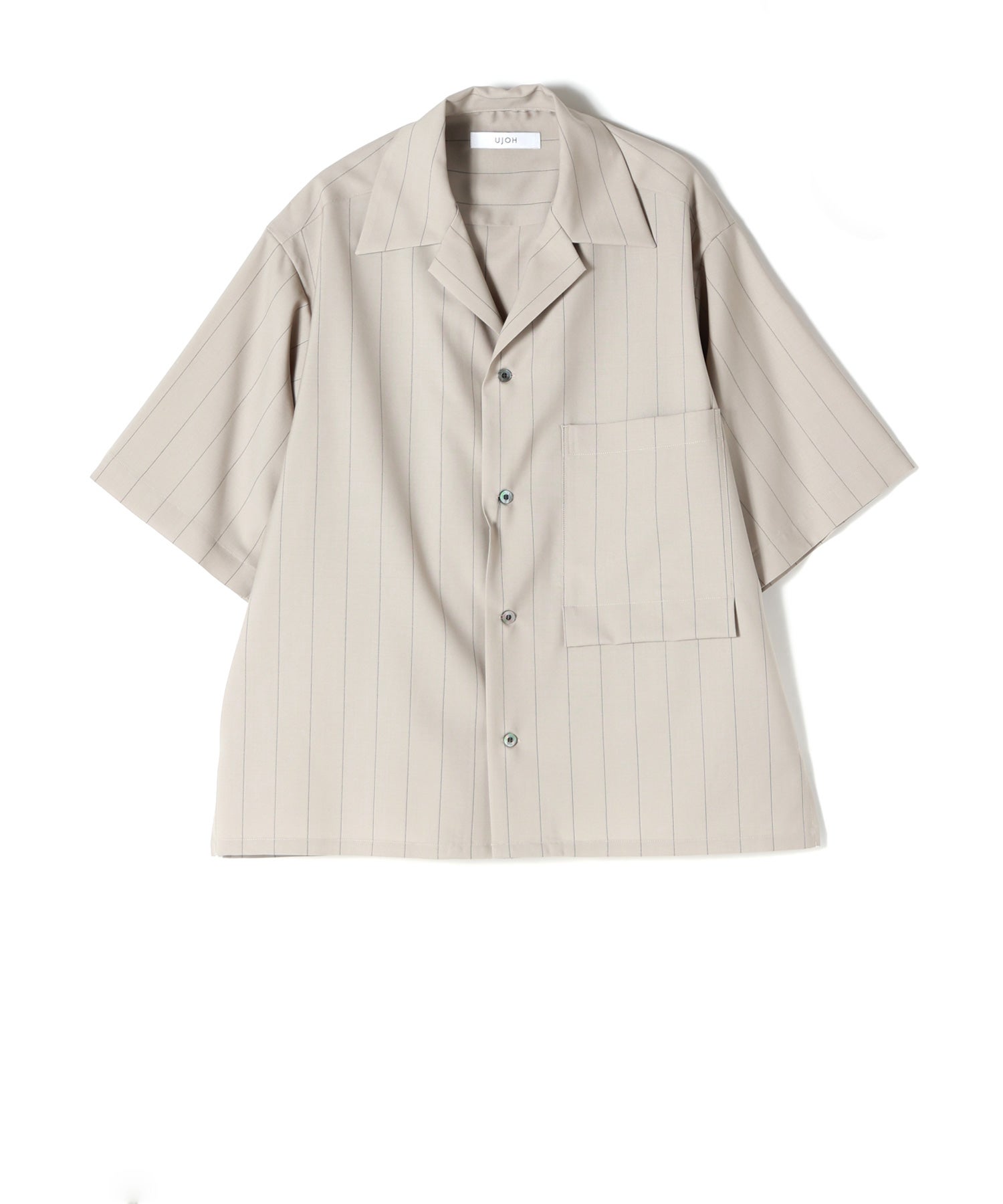 UJOH(ウジョー)】 Wide Set Open Collar BOX Shirt｜PARIGOT ONLINE