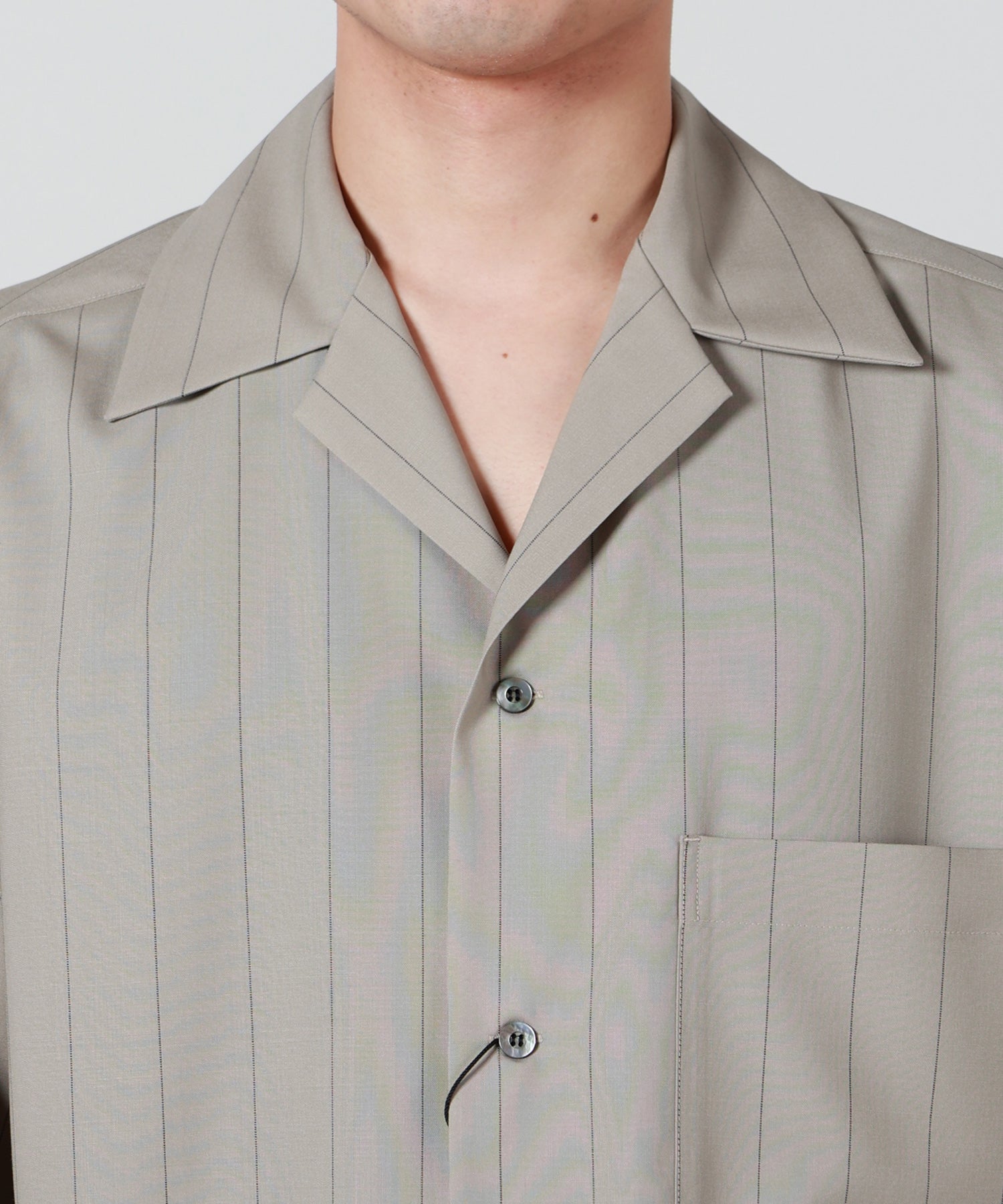 UJOH(ウジョー)】 Wide Set Open Collar BOX Shirt｜PARIGOT ONLINE