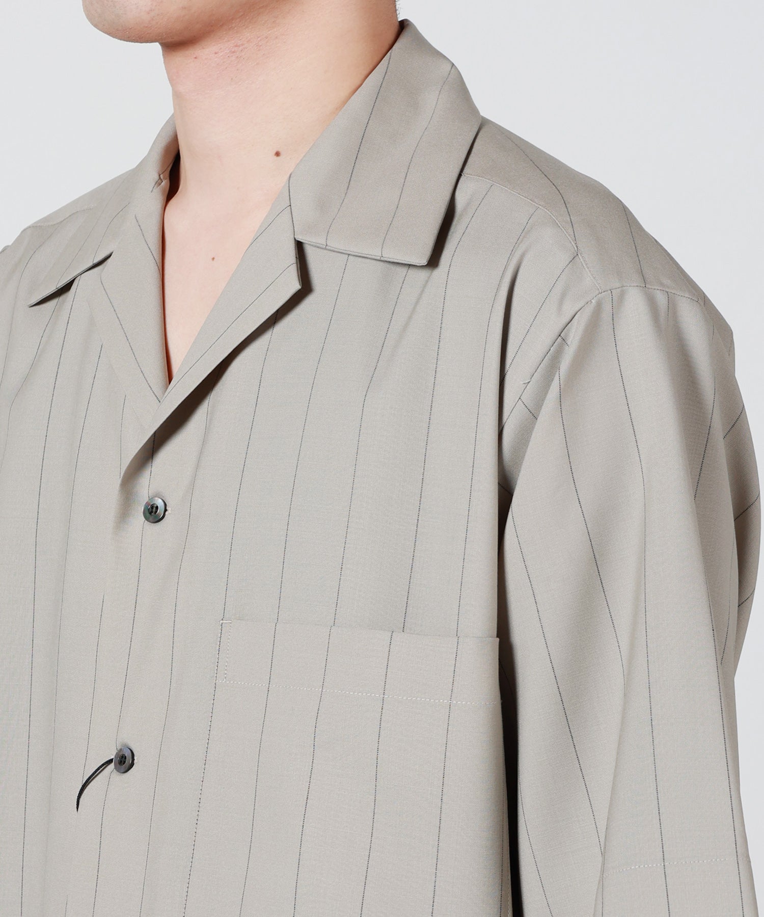 UJOH オーバーサイズシャツ (Size 3） UJOH(ウジョー)】 Wide Set Open Collar BOX Shirt｜PARIGOT ONLINE