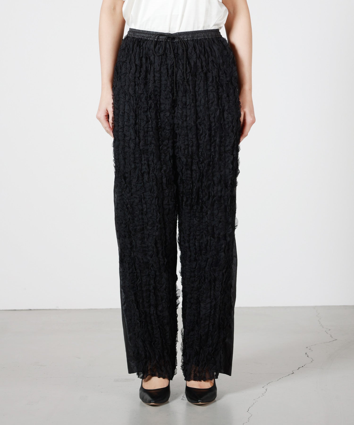 muller of yoshiokubo(ミュラーオブヨシオクボ)】 RUFFLE CHIFFON