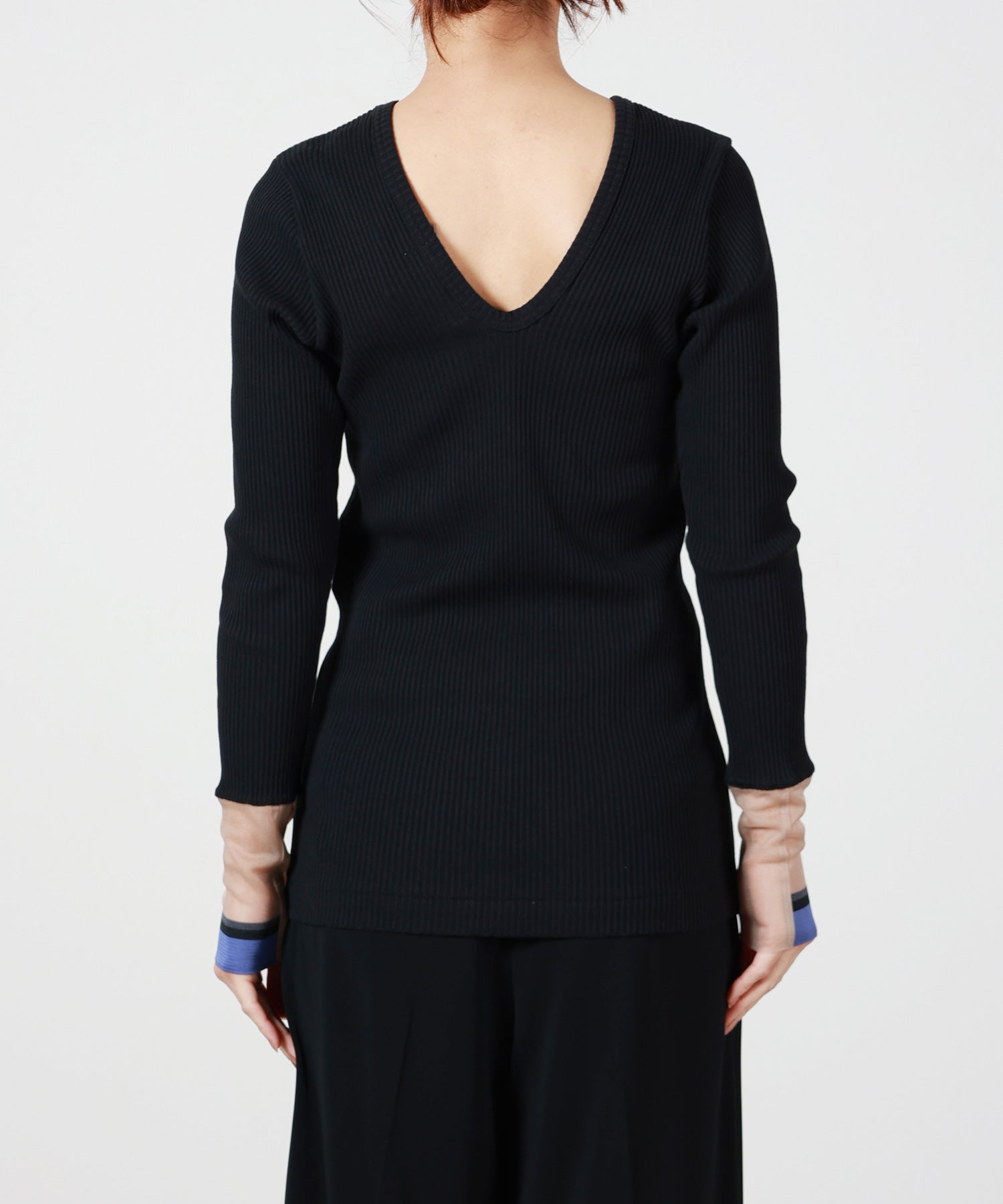 TOGA PULLA(トーガプルラ)】 RIB LONG SLEEVE TOP｜PARIGOT ONLINE