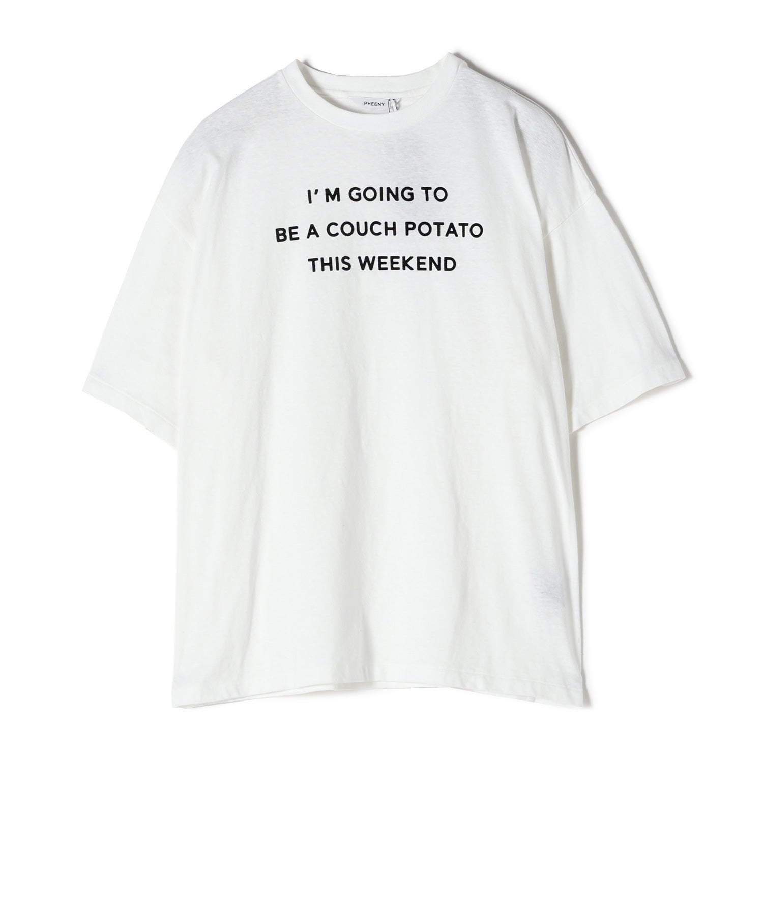 PHEENY(フィーニー)】 Flocked Vintage Jersey Tee｜PARIGOT ONLINE