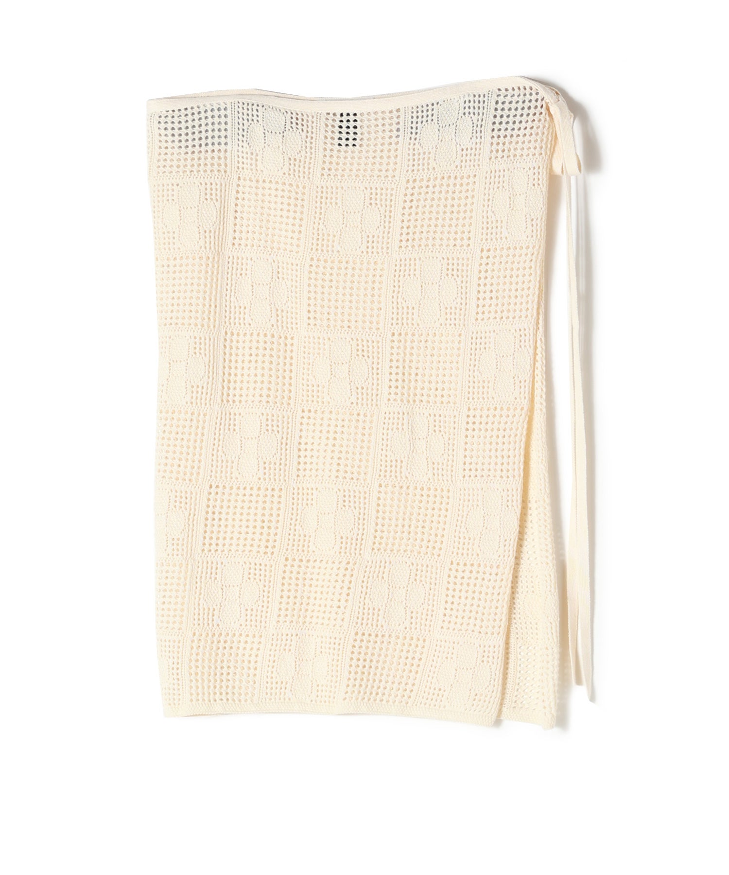 PHEENY(フィーニー)】 Cotton Lace Stitch Apron｜PARIGOT ONLINE