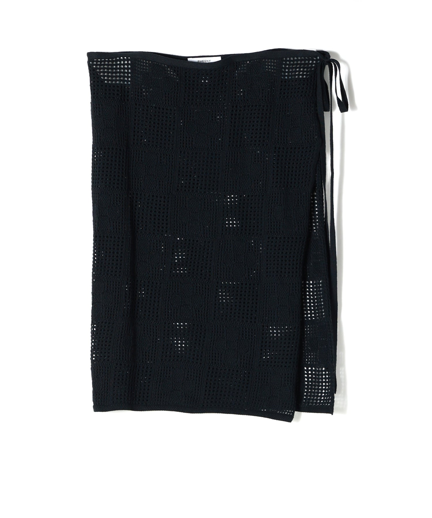 PHEENY(フィーニー)】 Cotton Lace Stitch Apron｜PARIGOT ONLINE