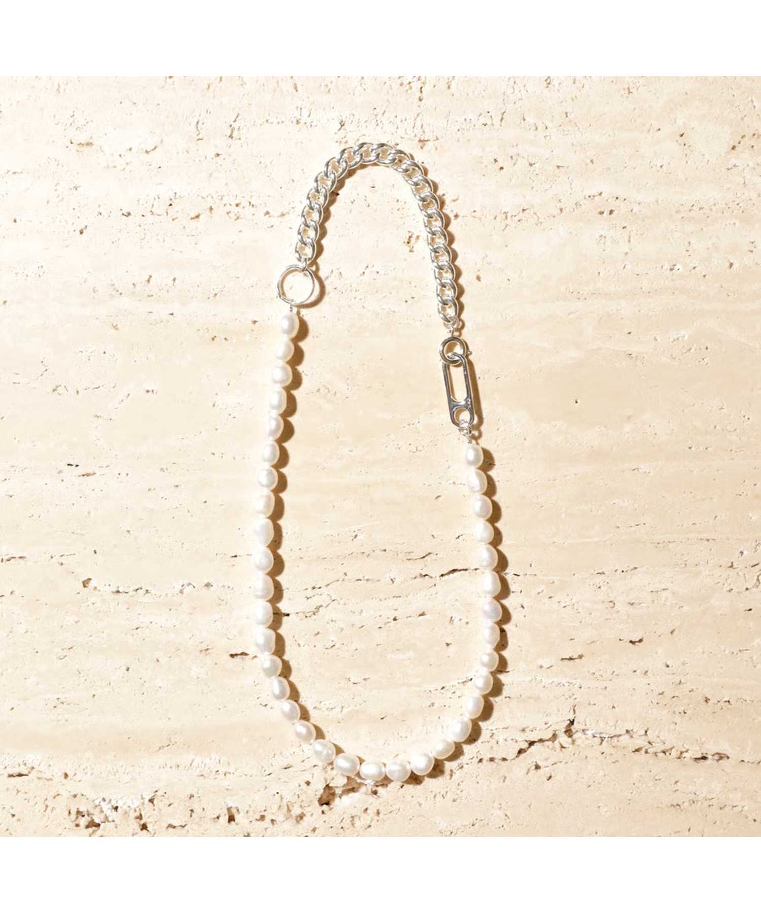 Soierie(ソワリー)】 Clip frame pearl necklace｜PARIGOT ONLINE