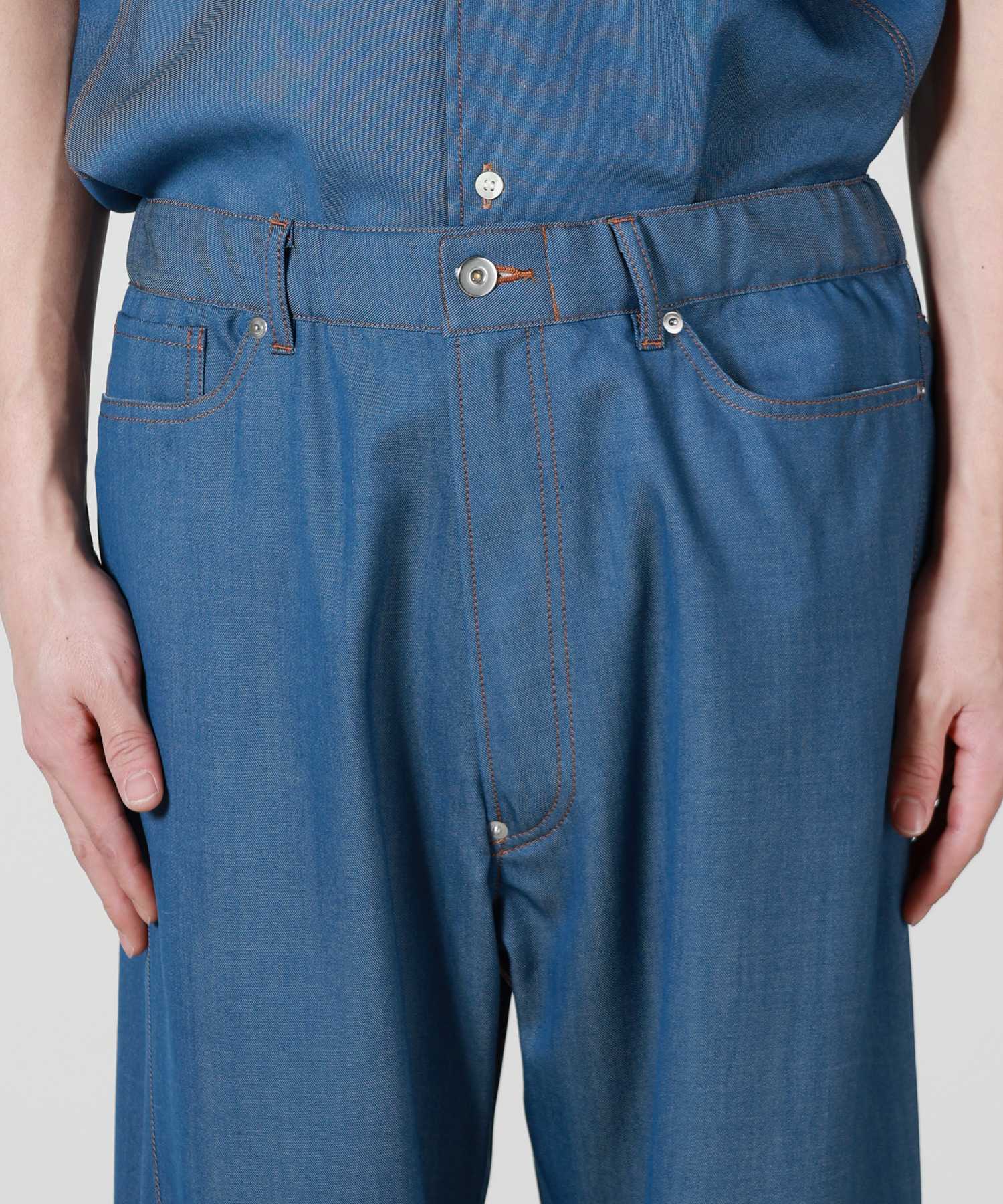 OVERCOAT(オーバーコート)】 DENIM PANTS IN BLUE DENIM｜PARIGOT