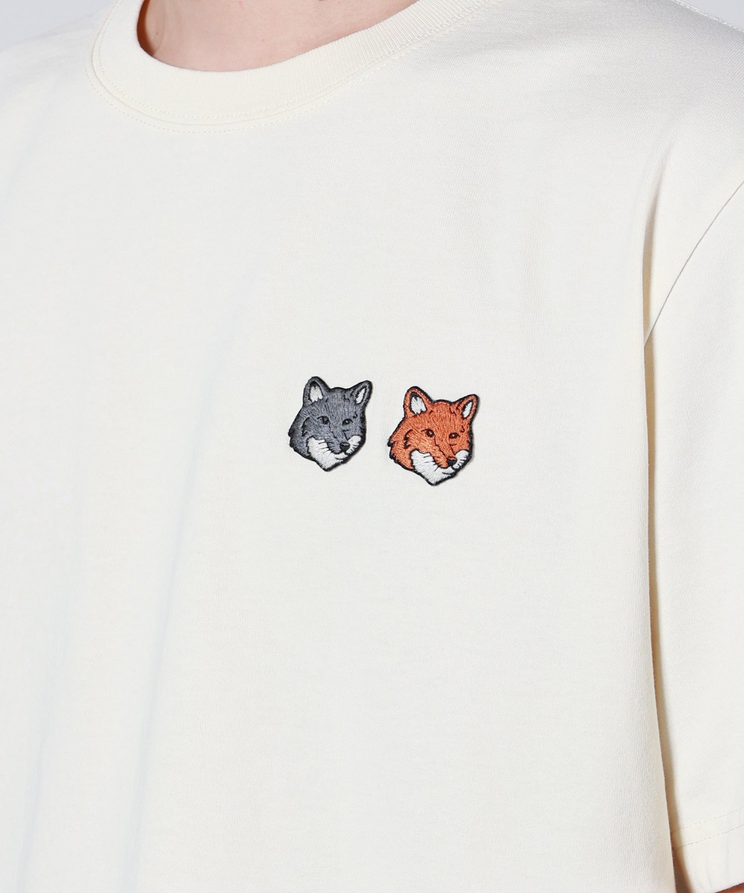 MAISON KITSUNE(メゾンキツネ)】 ダブル フォックスヘッド