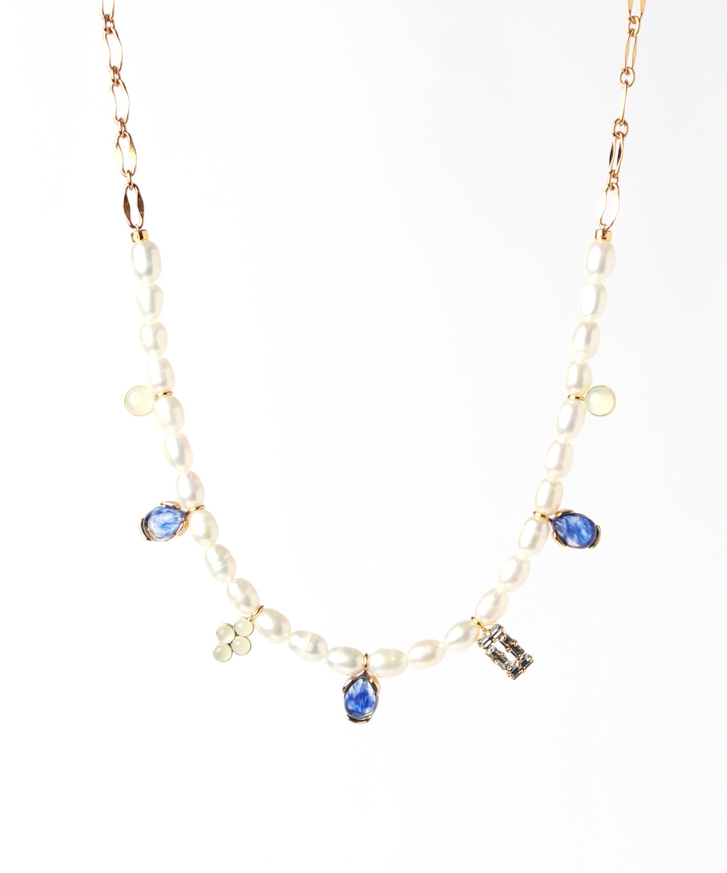 ADER.bijoux(アデル ビジュー)】 LIGNE DE FUITE pearl necklace