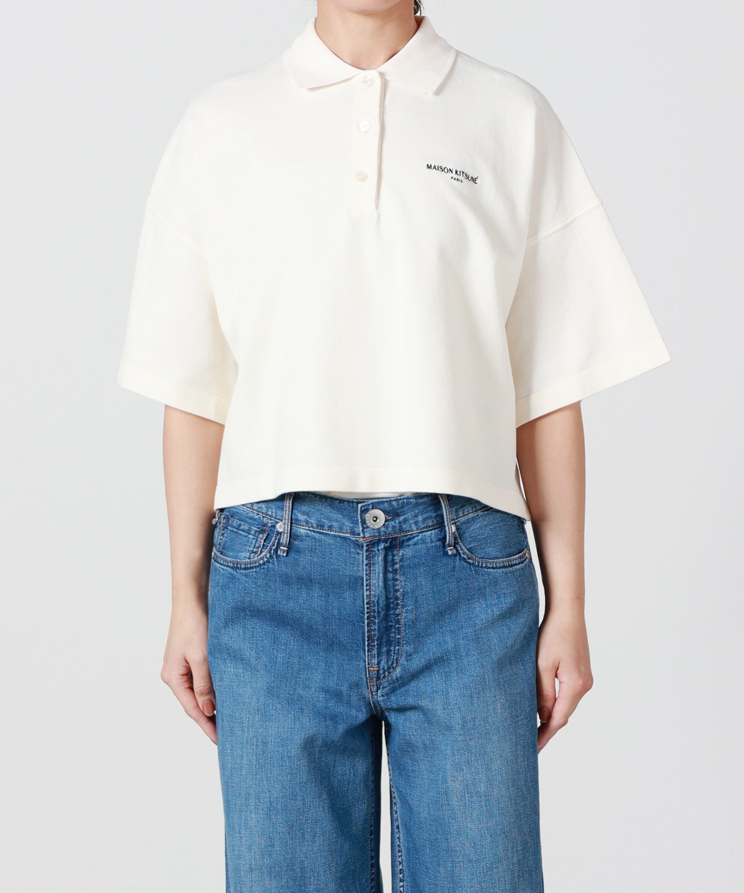 MAISON KITSUNE(メゾンキツネ)】 パリ オーバーサイズ ポロ｜PARIGOT
