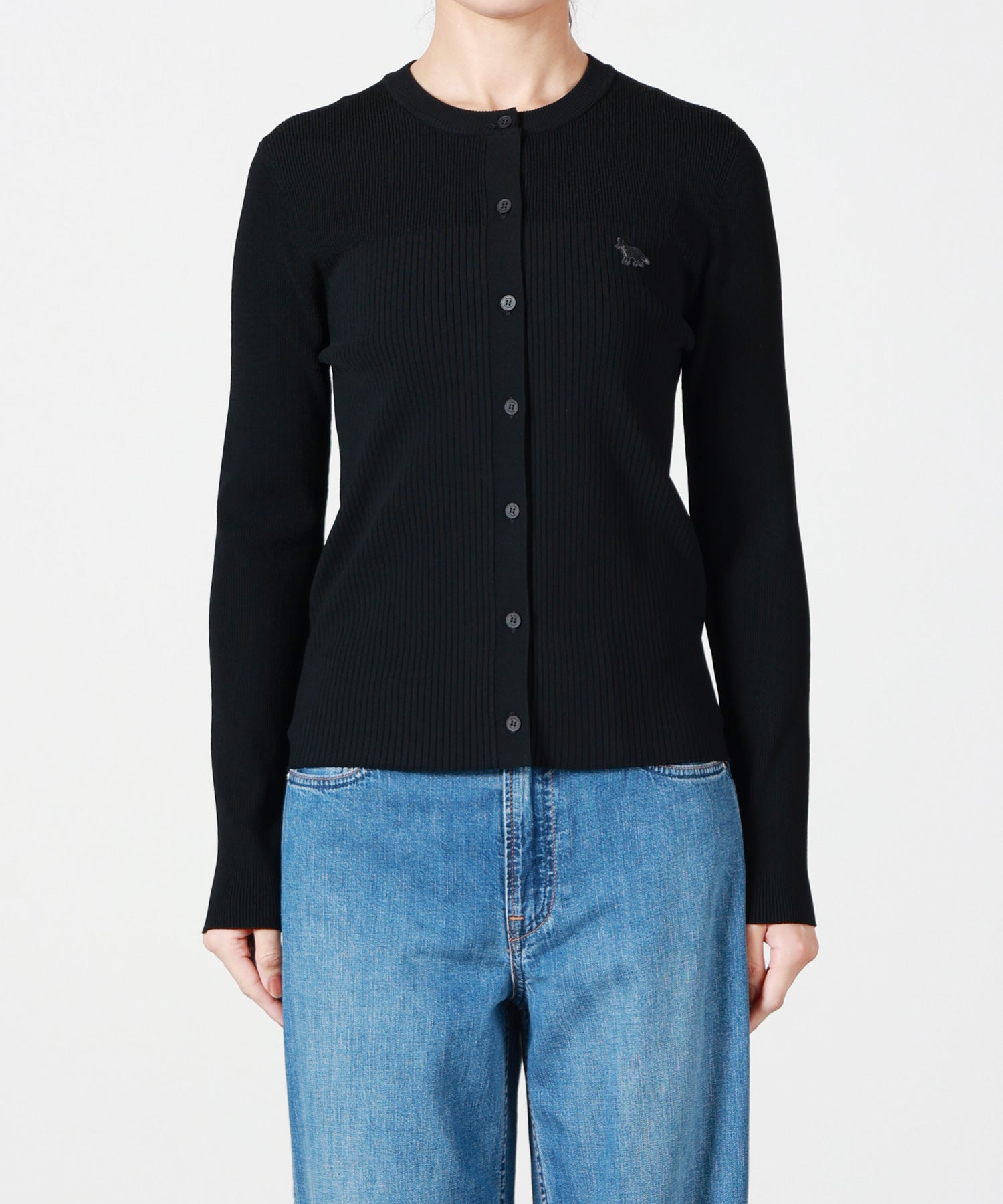 MAISON KITSUNE(メゾンキツネ)】 ベイビー フォックス プリーツ リブ