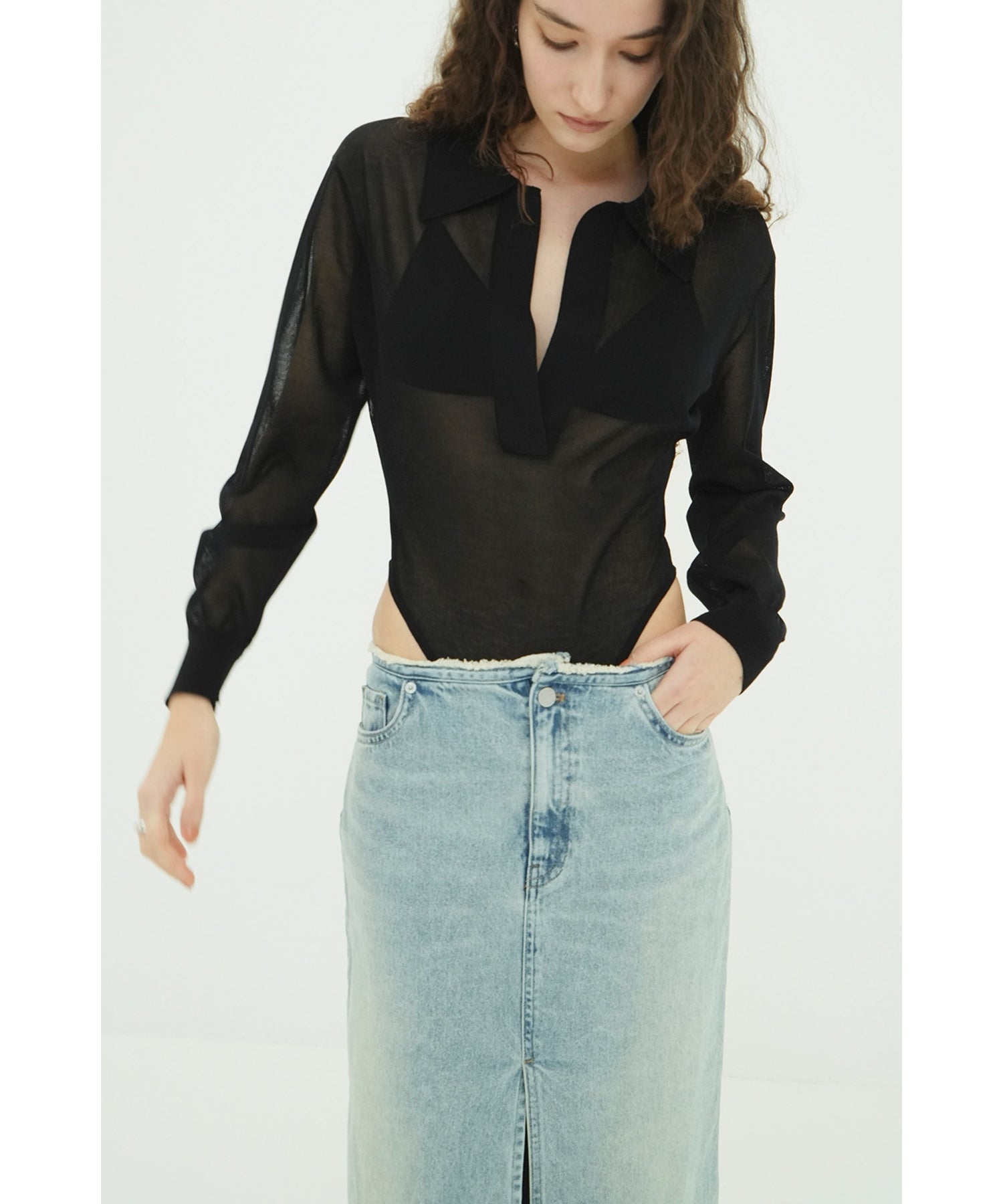 CLANE(クラネ)】 SKIPPER KNIT BODYSUITS｜PARIGOT ONLINE（パリゴ