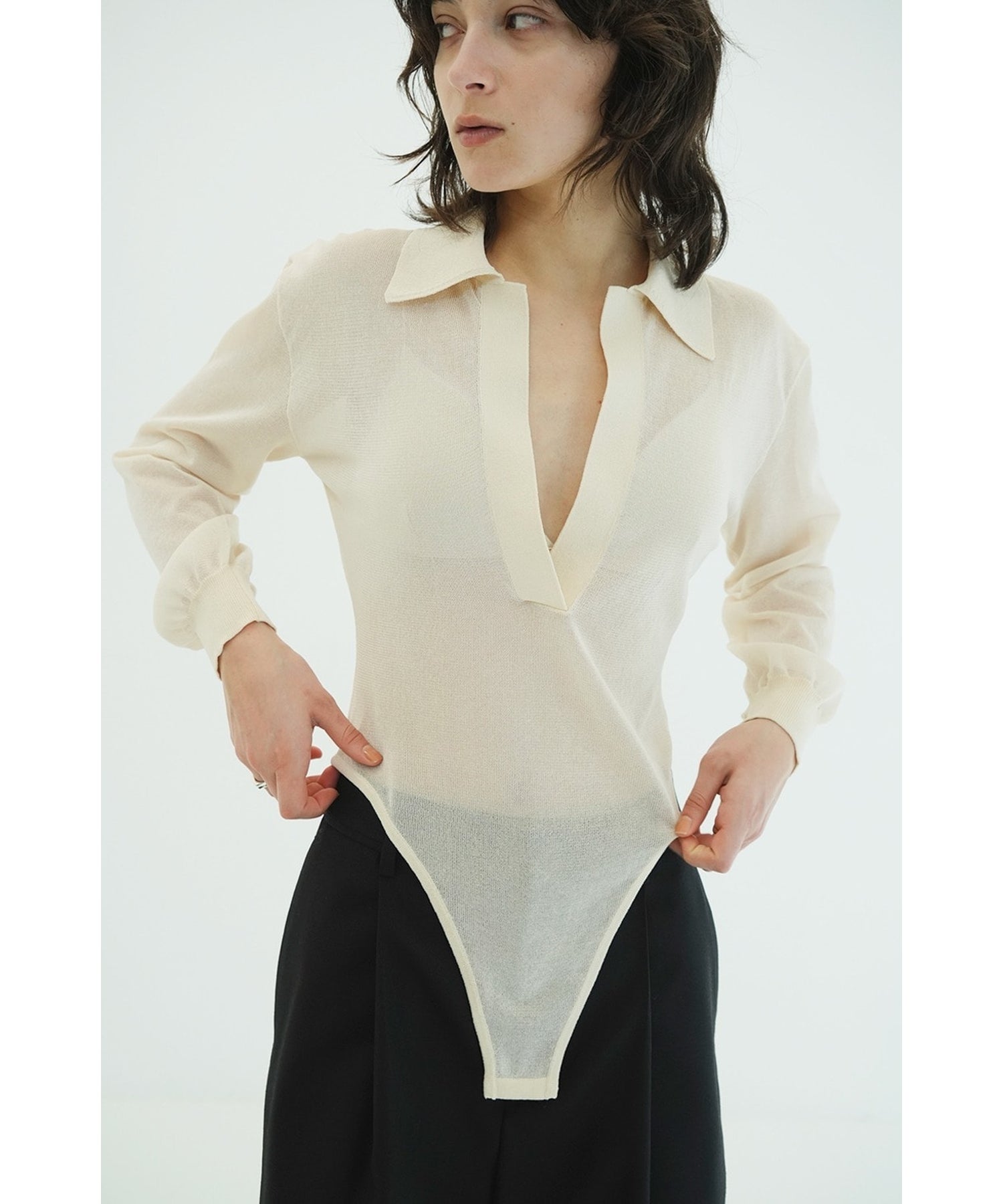 CLANE(クラネ)】 SKIPPER KNIT BODYSUITS｜PARIGOT ONLINE（パリゴ