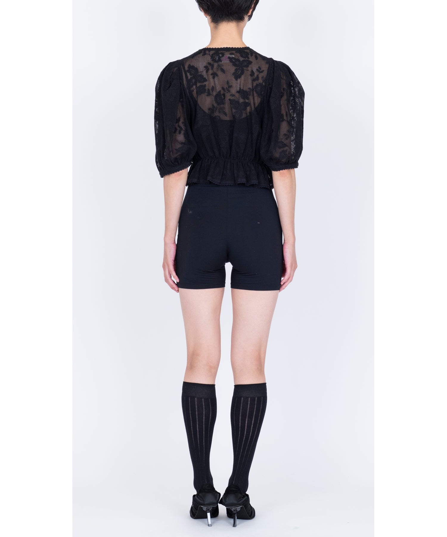 VIVIANO(ヴィヴィアーノ)】 Embroidered Lace Puff｜PARIGOT ONLINE