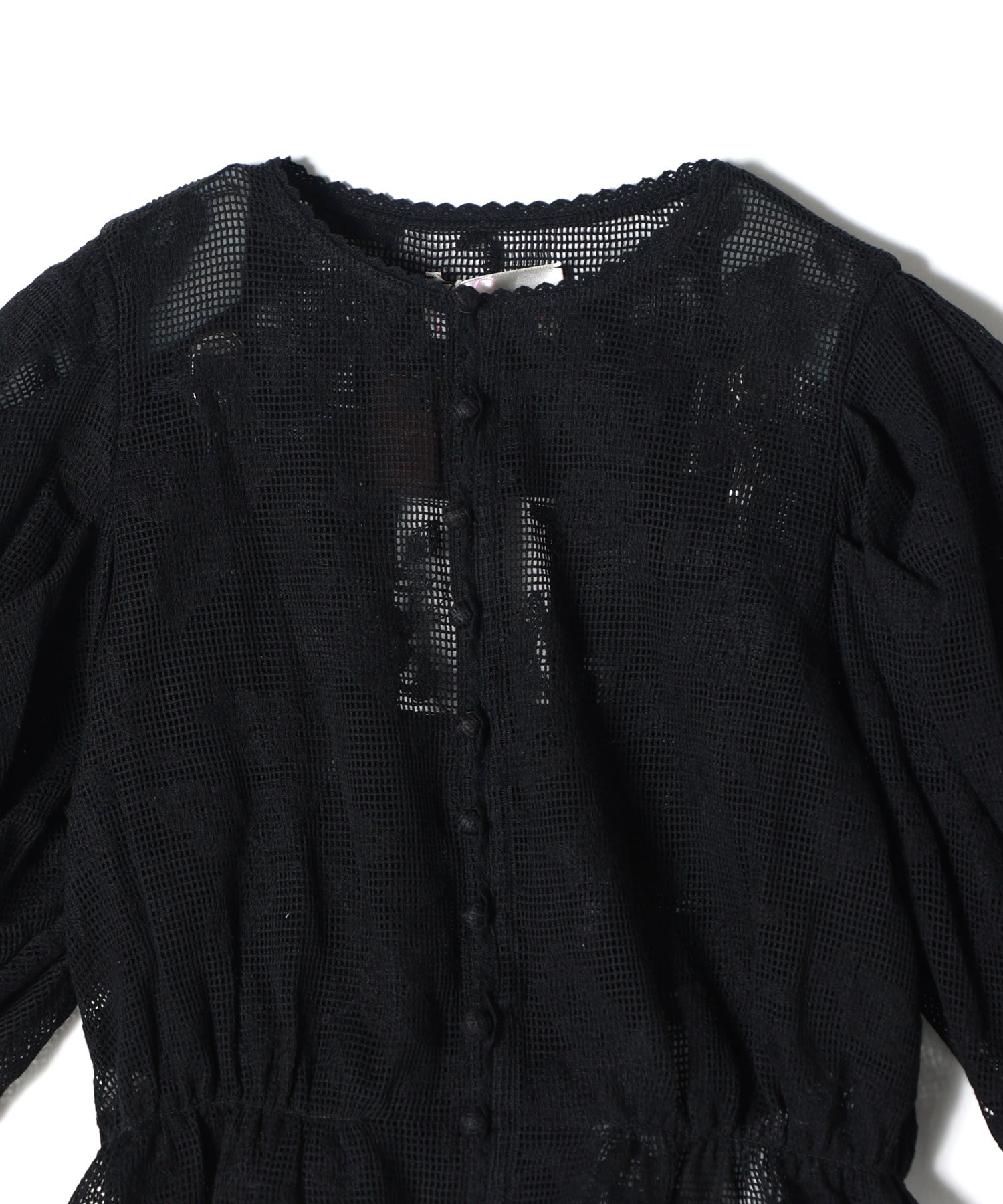 VIVIANO(ヴィヴィアーノ)】 Embroidered Lace Puff｜PARIGOT ONLINE