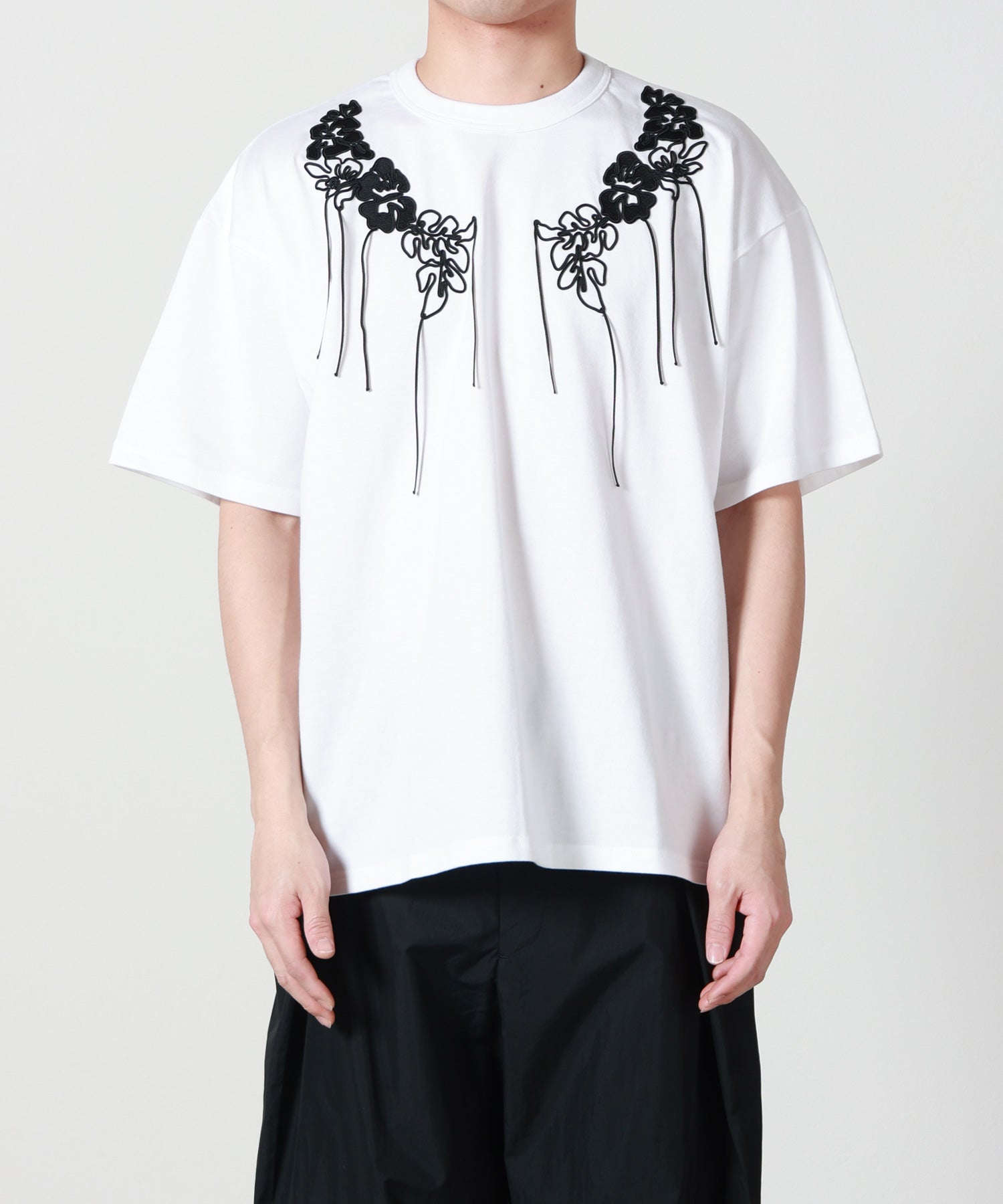 yoshio kubo(ヨシオクボ)】 CORD FLOWER S/S T｜PARIGOT ONLINE