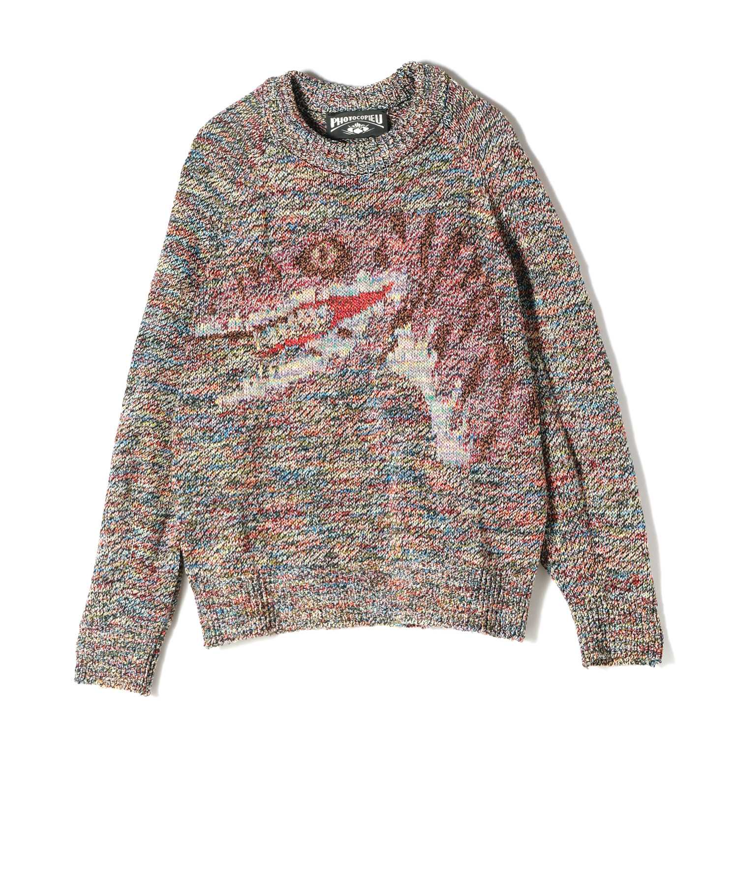 PHOTOCOPIEU(フォトコピュー)】 DINOSAUR KNIT SWEATER｜PARIGOT