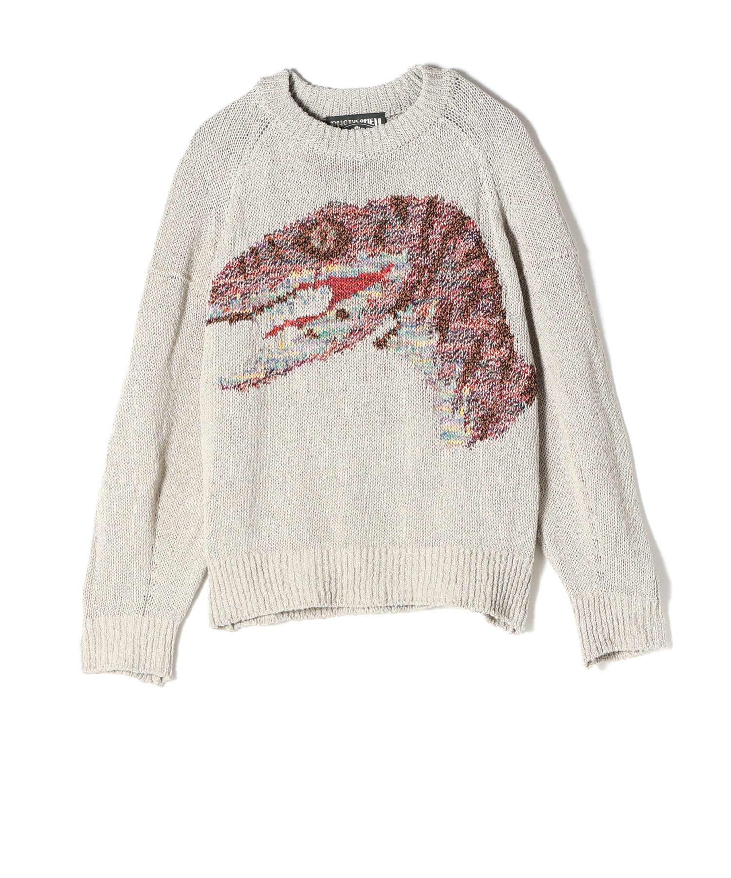 PHOTOCOPIEU(フォトコピュー)】 DINOSAUR KNIT SWEATER｜PARIGOT