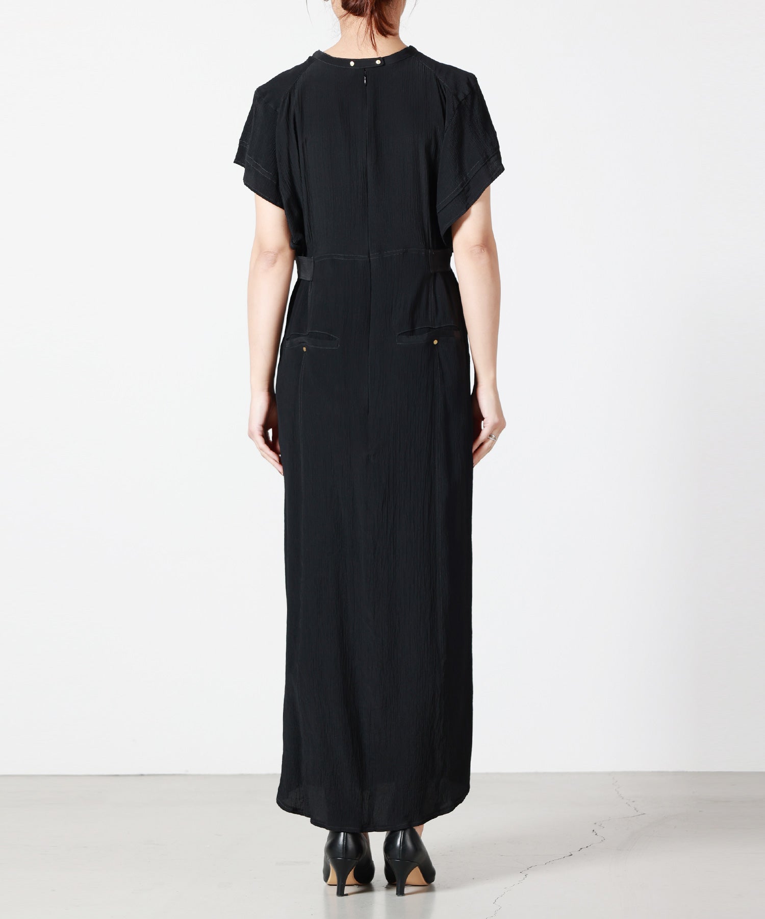 PHOTOCOPIEU(フォトコピュー)】 DRAPED SILK DRESS｜PARIGOT ONLINE