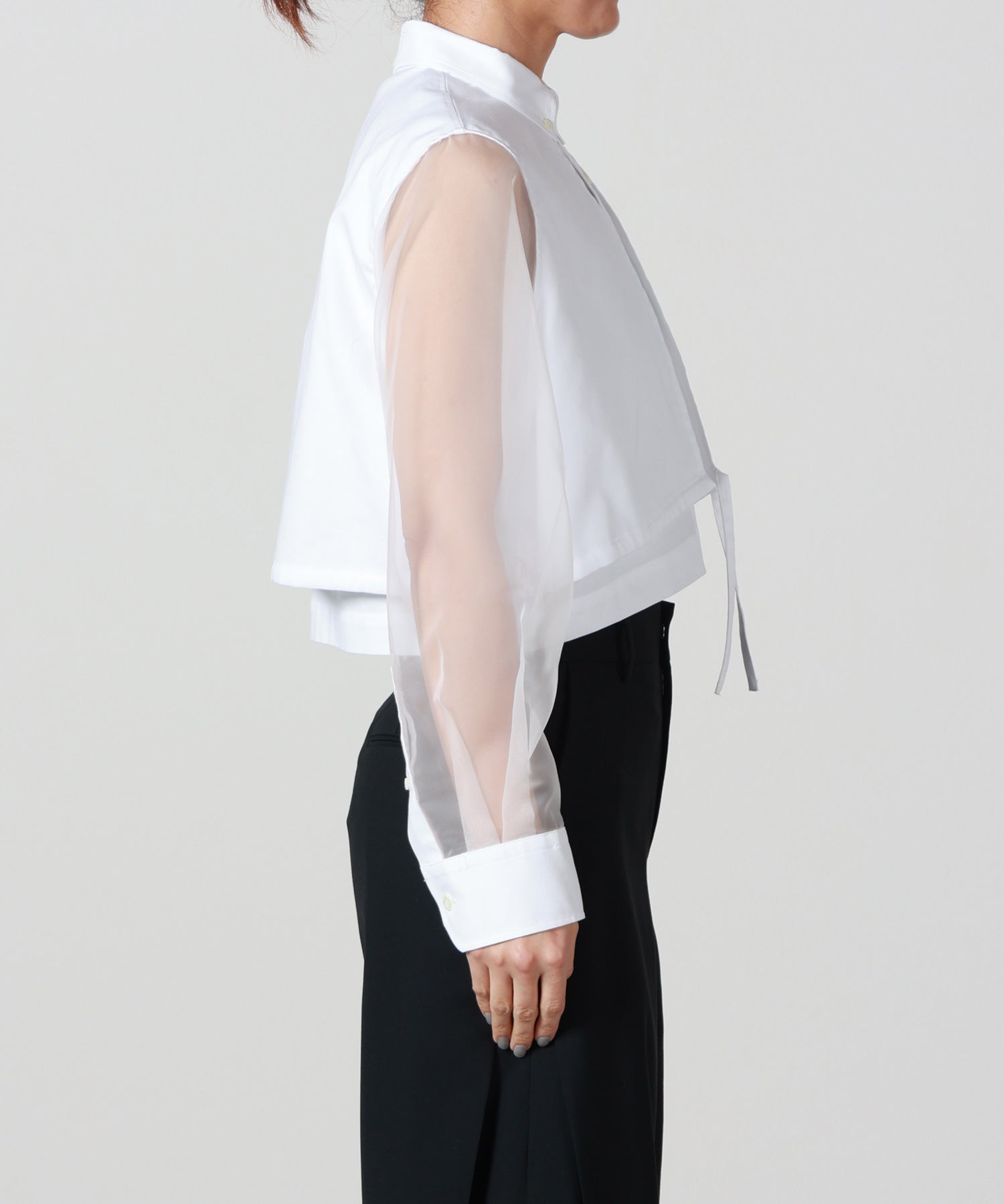 HYKE(ハイク)】 OXFORD SHEER SLEEVE SHIRT｜PARIGOT ONLINE（パリゴ