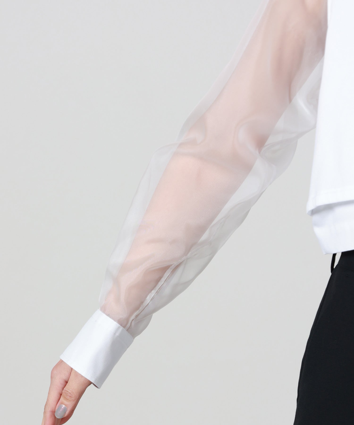 HYKE(ハイク)】 OXFORD SHEER SLEEVE SHIRT｜PARIGOT ONLINE（パリゴ