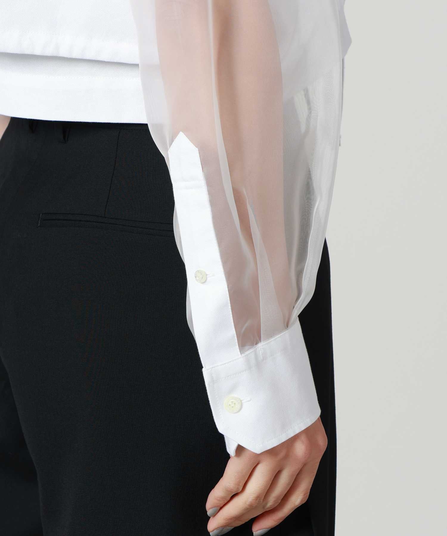 えるもさん専用【美品】HYKE SHEER SLEEVE SHIRT 1 OXFORD SHEER SLEEVE SHIRT – HYKE ONLINE STORE