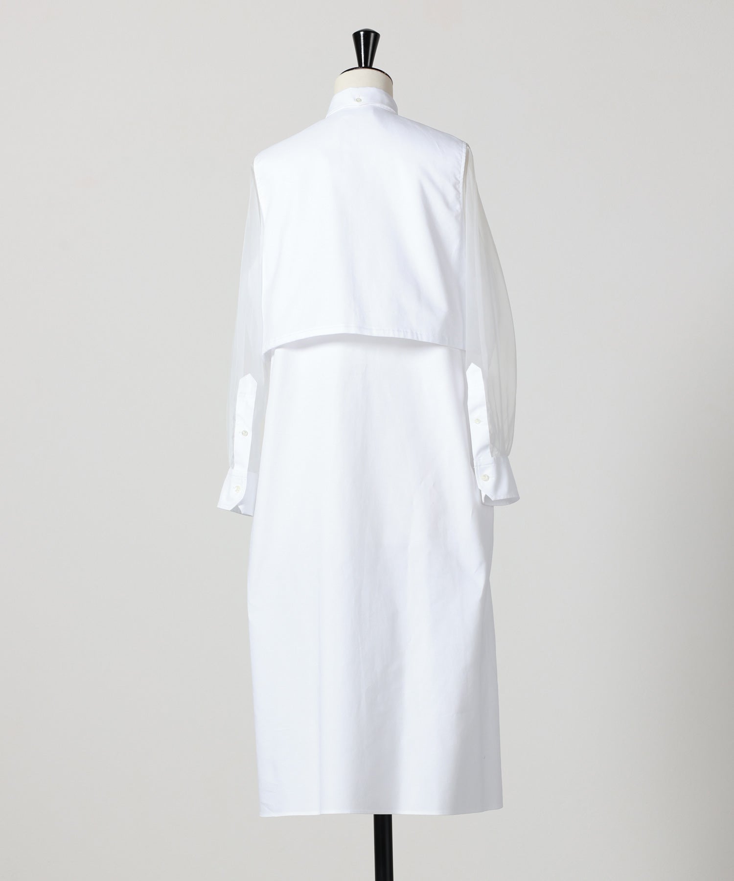 HYKE(ハイク)】 OXFORD SHEER SLEEVE DRESS｜PARIGOT ONLINE（パリゴ