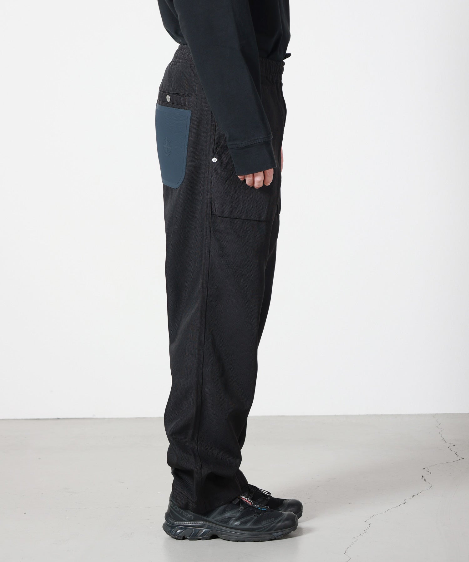 Stone  ストーンアイランド Denim パンツ ガーメントダイ STONE ISLAND - STRETCH COTTON WOOL SATIN, GARMENT DYED