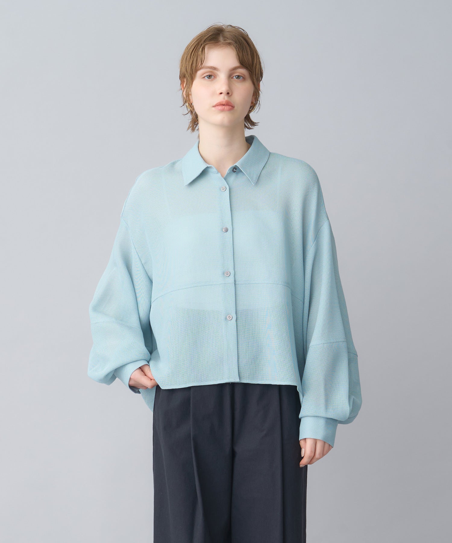 PARIGOT(パリゴ)】 メッシュロング スリーブ シャツ｜PARIGOT ONLINE
