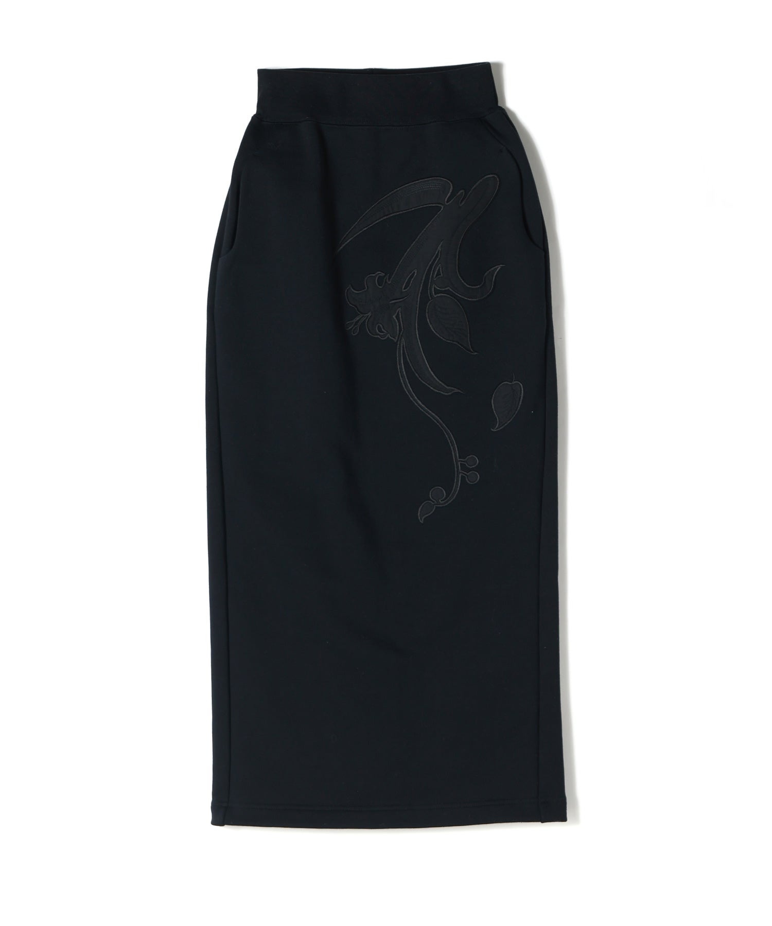 Mame Kurogouchi(マメ クロゴウチ)】 Floral Embroidery Sweat Skirt