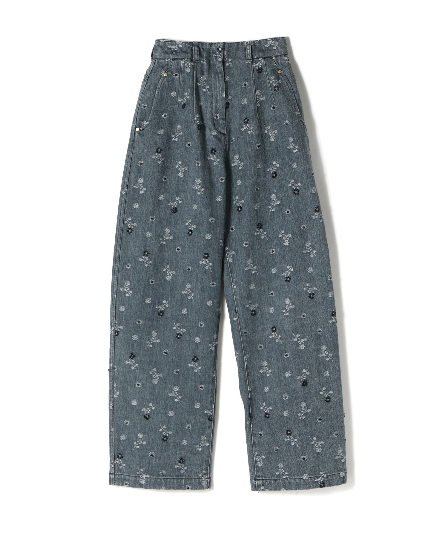Mame Kurogouchi(マメ クロゴウチ)】 Floral Jacquard High Waisted
