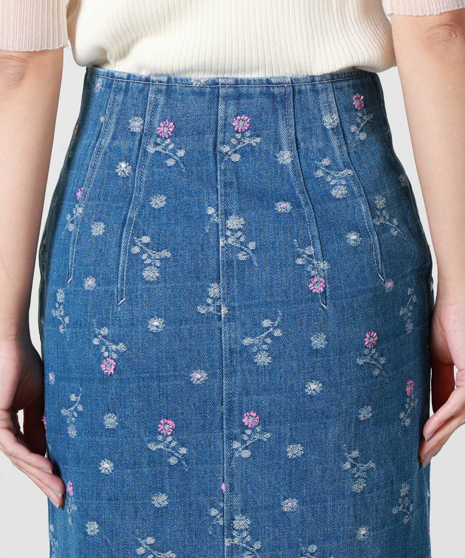 Mame Kurogouchi(マメ クロゴウチ)】 Floral Jacquard High Waisted