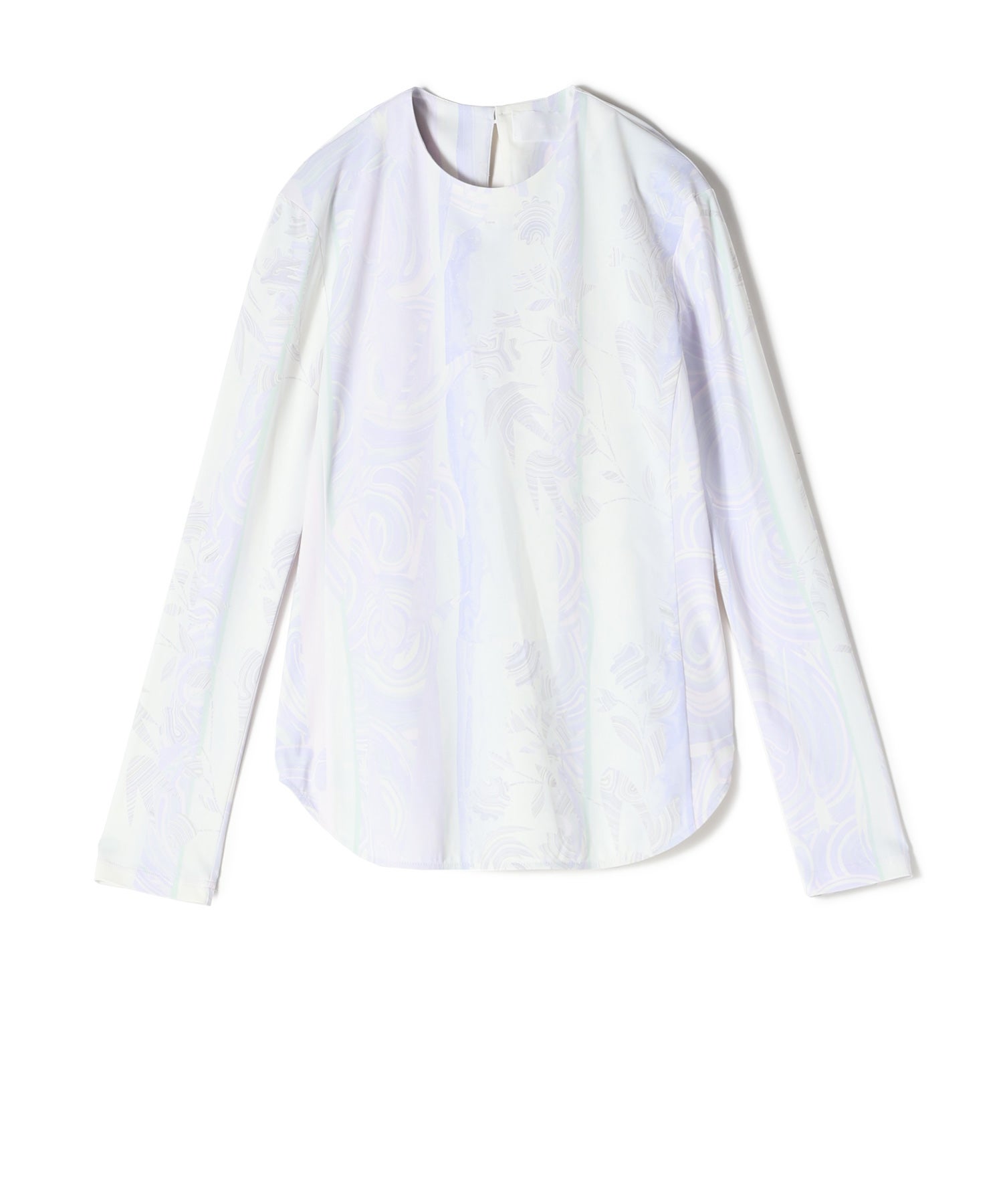 Mame Kurogouchi(マメ クロゴウチ)】 Marble Print Jersey Long Sleeve