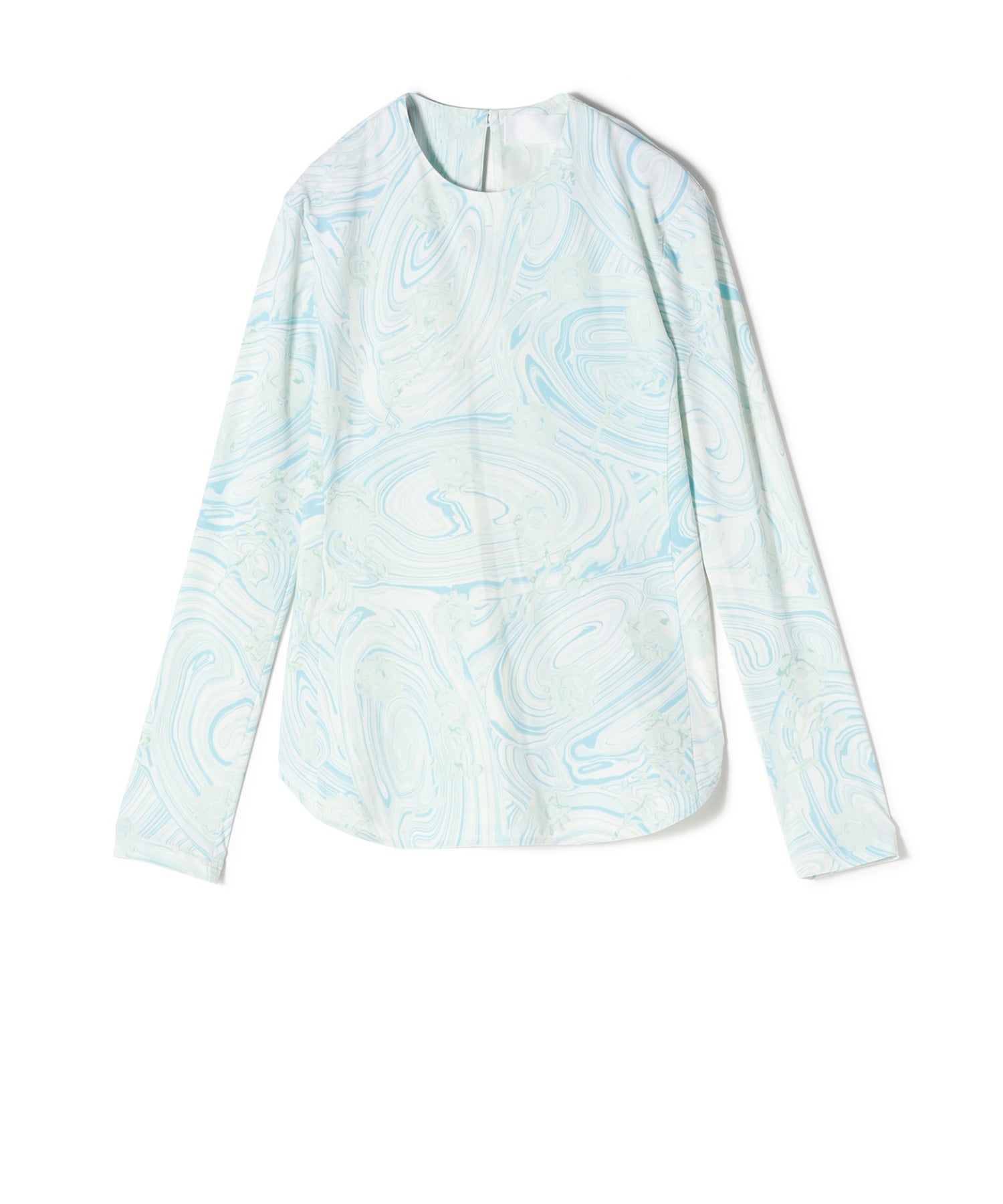 Mame Kurogouchi(マメ クロゴウチ)】 Marble Print Jersey Long Sleeve