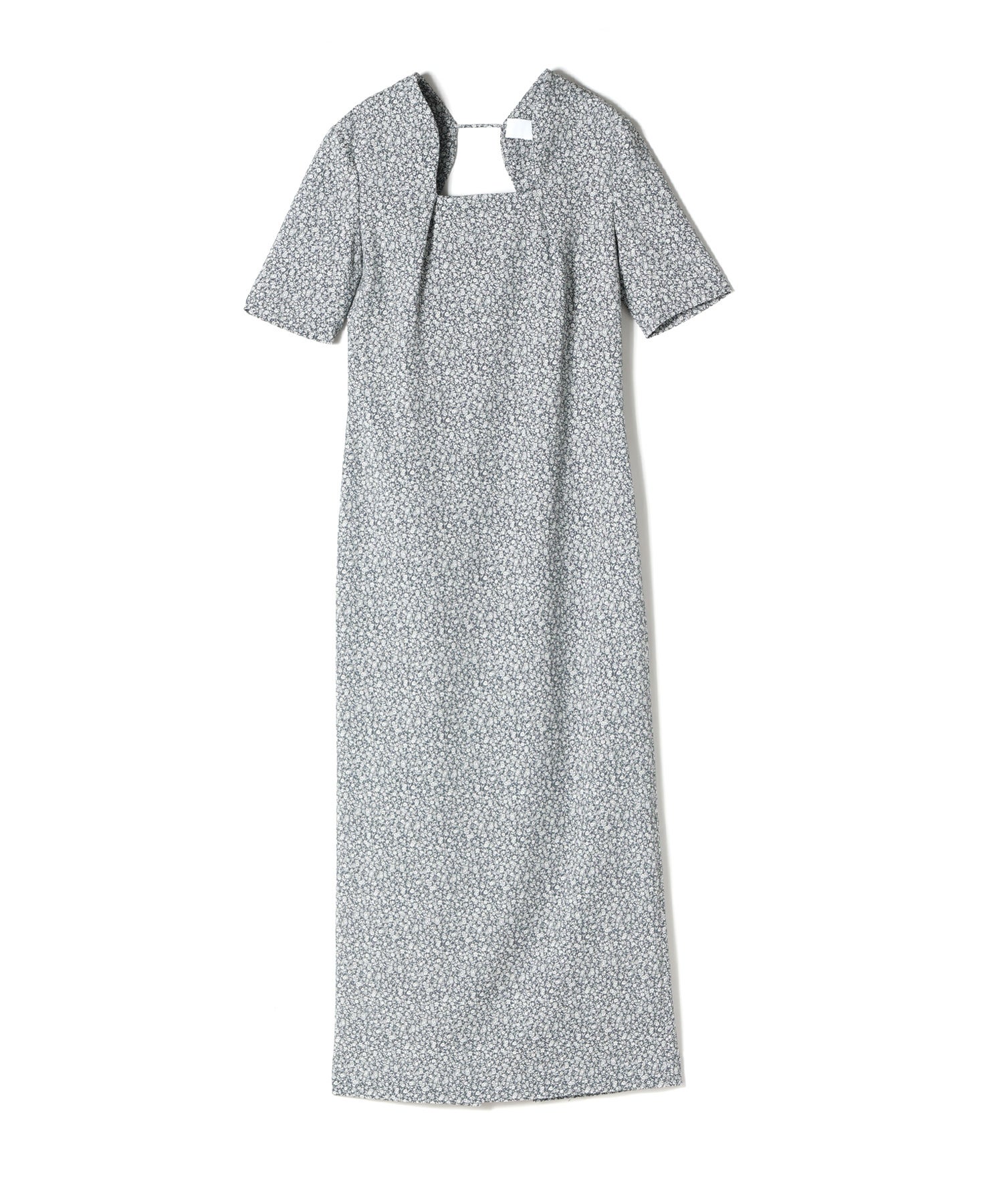 Mame Kurogouchi(マメ クロゴウチ)】 Floral Jacquard Square Neck