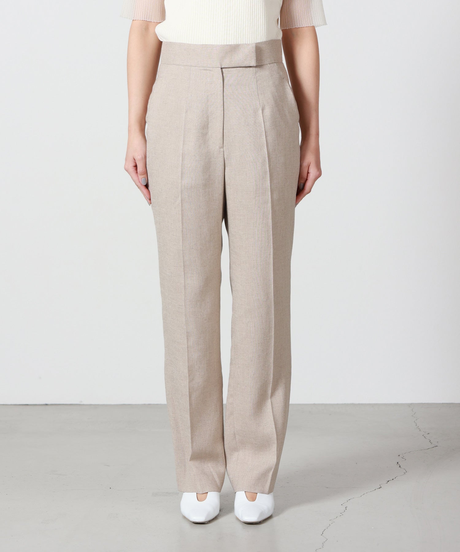 Mame Kurogouchi(マメ クロゴウチ)】 Triacetate Polyester Tapered
