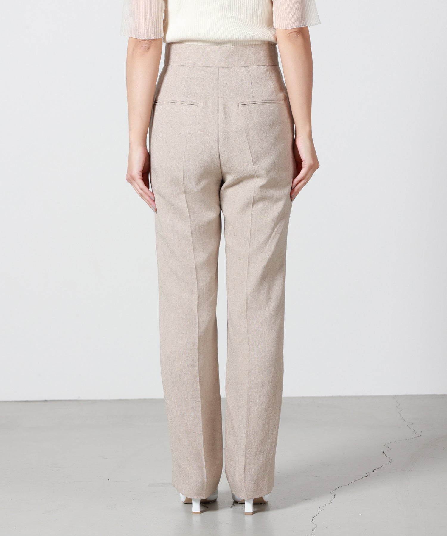 Mame Kurogouchi(マメ クロゴウチ)】 Triacetate Polyester Tapered