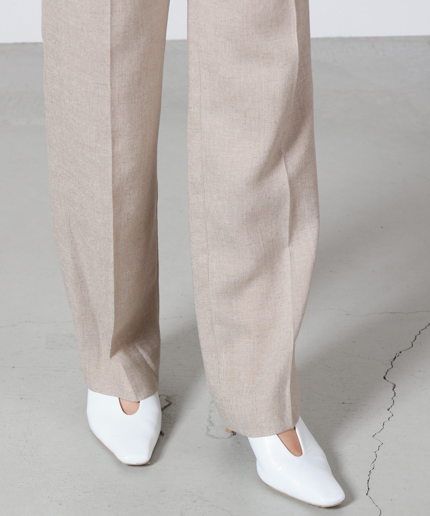 Mame Kurogouchi(マメ クロゴウチ)】 Triacetate Polyester Tapered