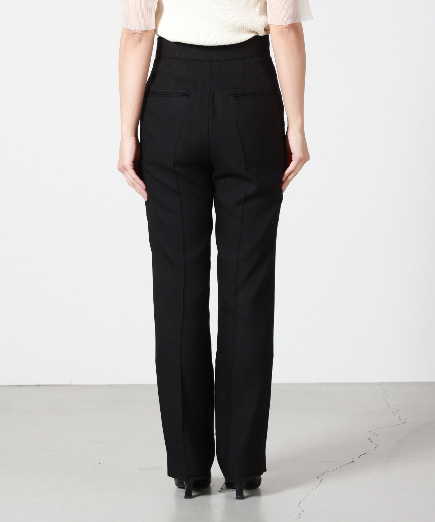 Mame Kurogouchi(マメ クロゴウチ)】 Triacetate Polyester Tapered