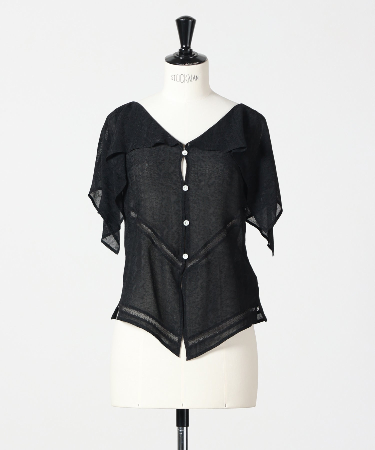 FETICOトップスサイズ２ FETICO(フェティコ)】 LACE JACQUARD TOP｜PARIGOT ONLINE（パリゴ