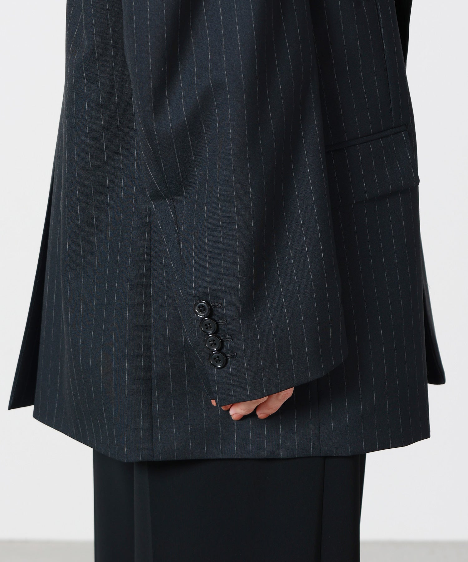 INSCRIRE(アンスクリア)】 WOOL 2-WAY OVER SIZE JACKET｜PARIGOT