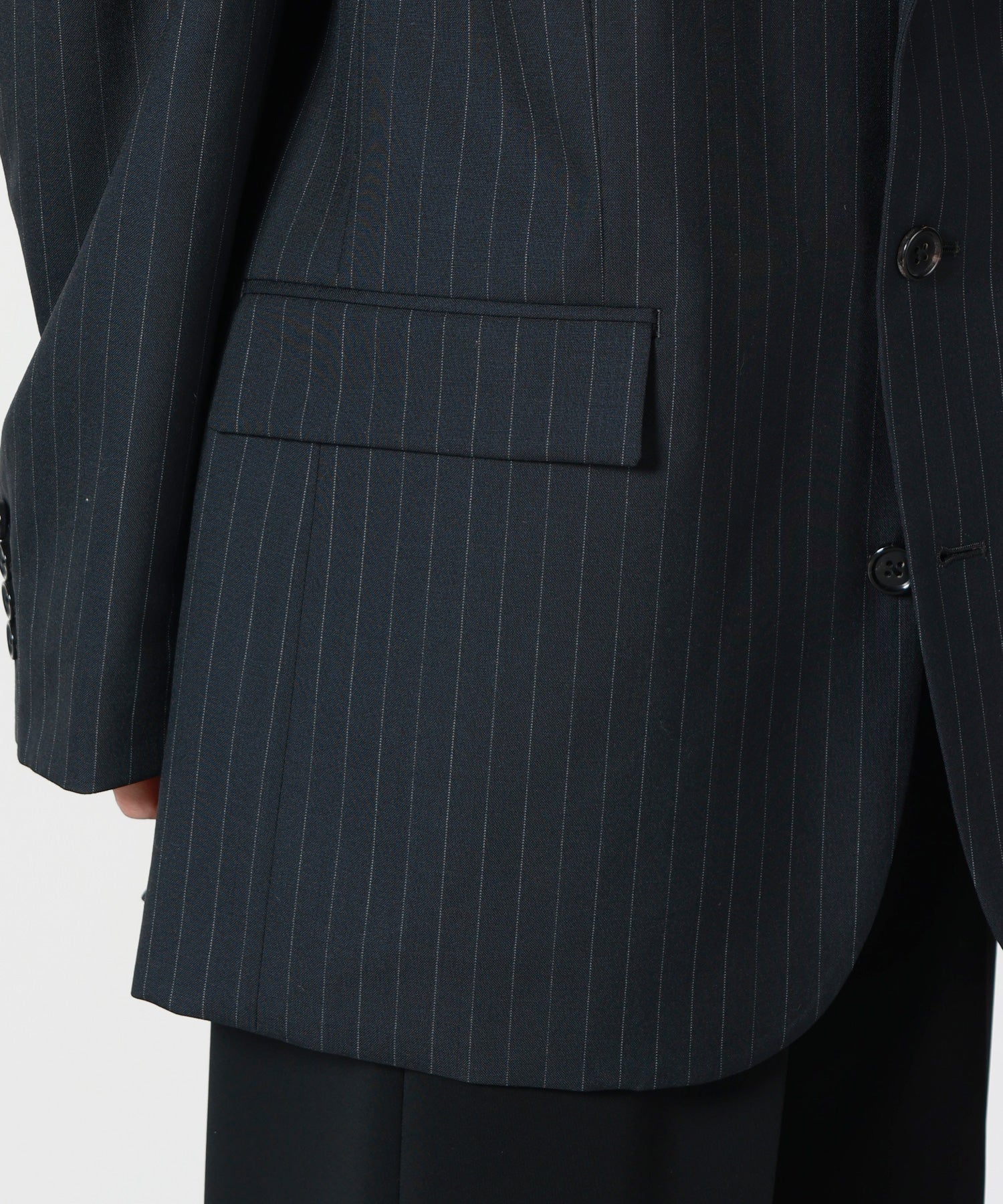 INSCRIRE(アンスクリア)】 WOOL 2-WAY OVER SIZE JACKET｜PARIGOT