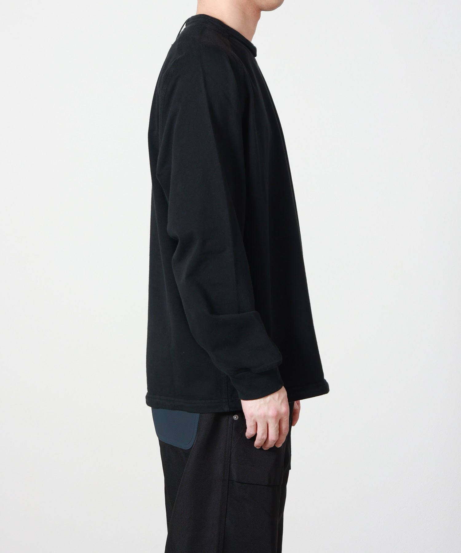 STONE ISLAND(ストーンアイランド)】 Cotton sweatshirt double collar