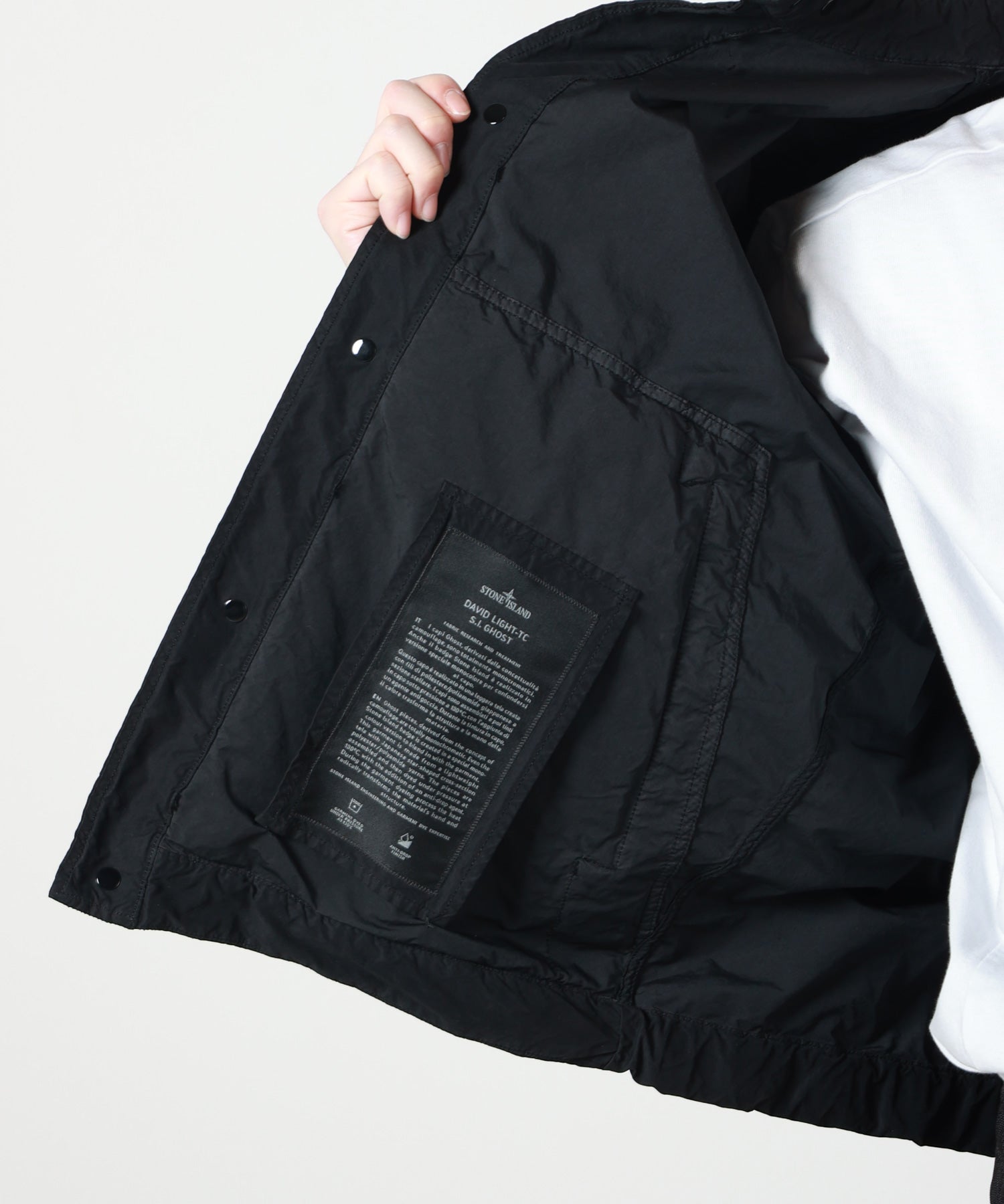 STONE ISLAND(ストーンアイランド)】 DAVID LIGHT-TC_S.I. JACKET