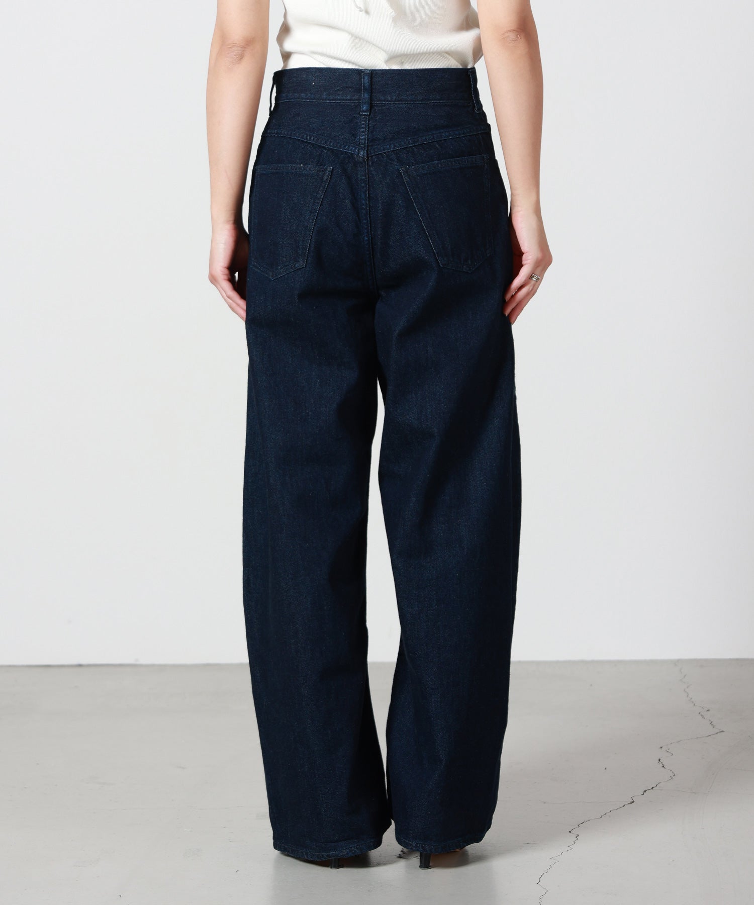 murral ワイドデニムパンツ MURRAL(ミューラル)】 Nerine embroidered denim slacks｜PARIGOT